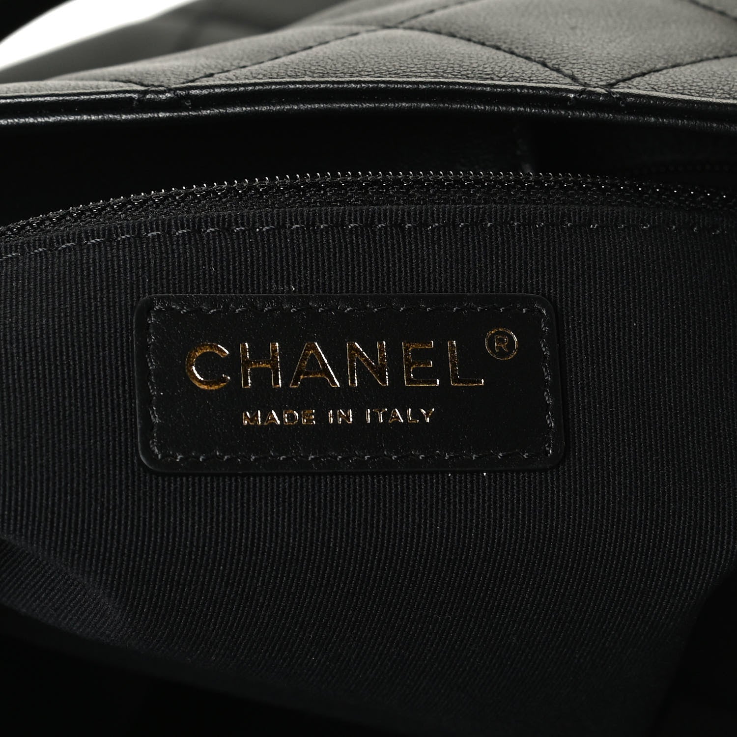 Chanel Calfskin Stitched Large Shopping Bag Black 6 of 10