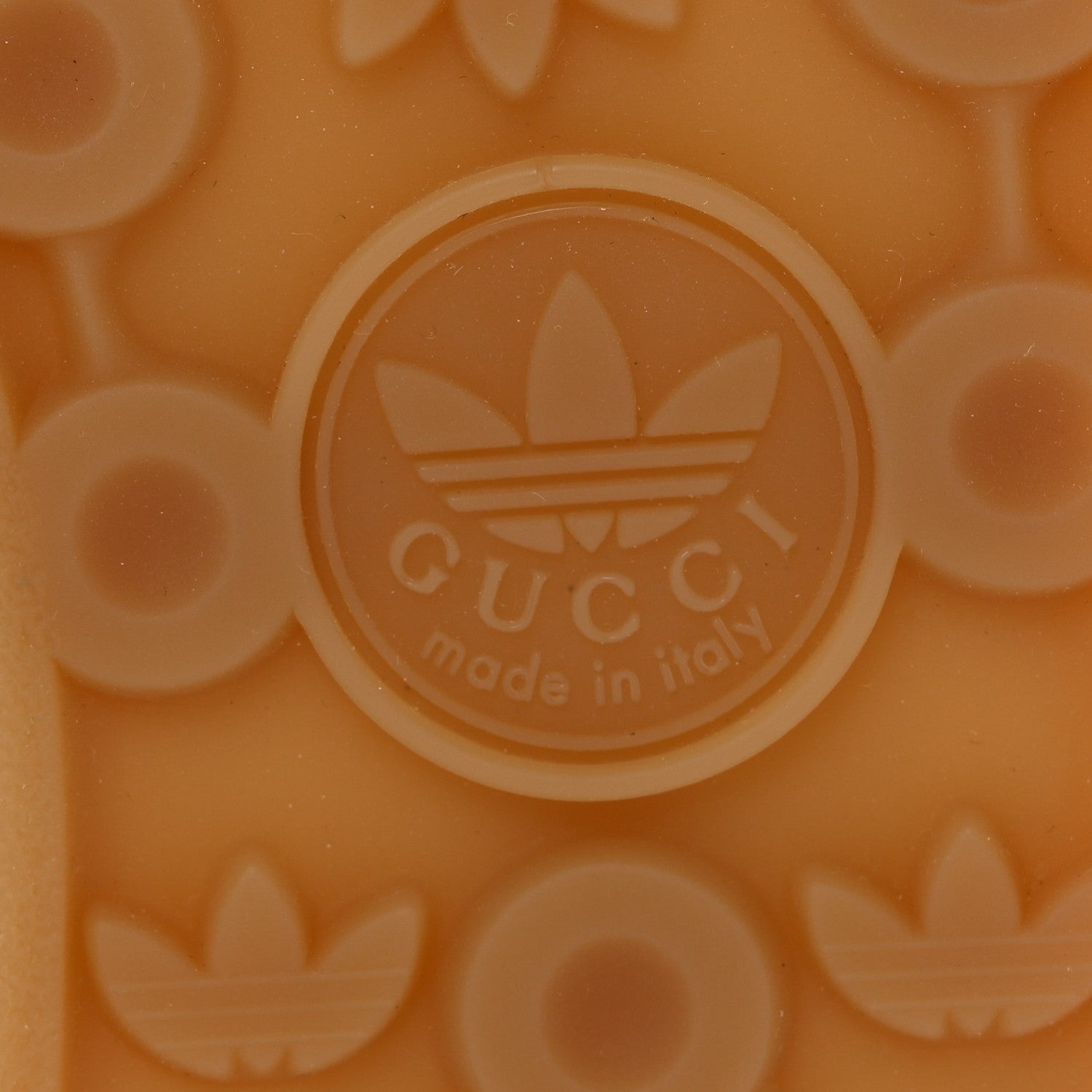 Gucci X ADIDAS Suede Madeira Demetra Womens Gazelle Sneakers 5.5 Oatmeal White New Shamarock Hibiscus Red 7 of 12