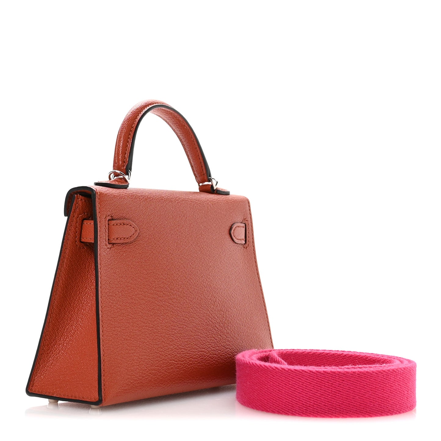 Chevre Mysore Mini Kelly Sellier 20 Cuivre Rose Mexico