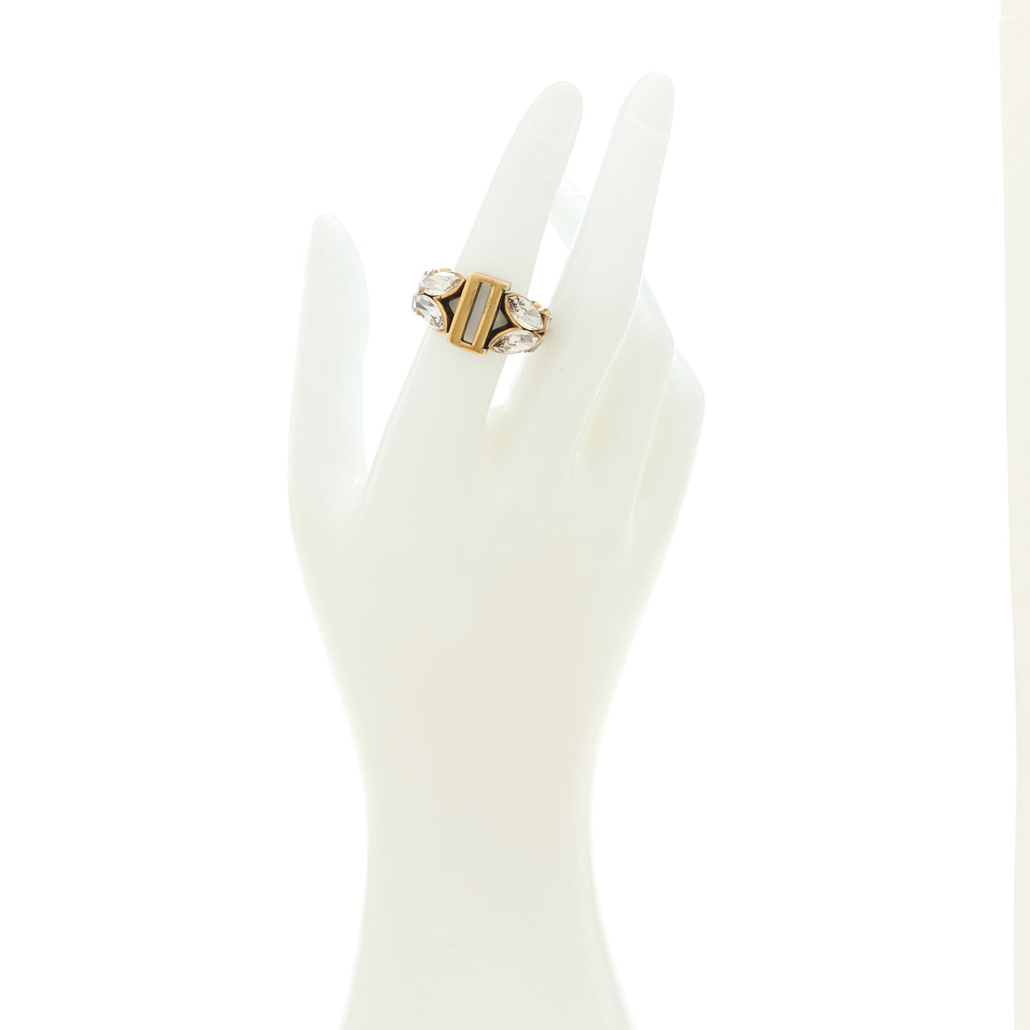 Metal Crystal D DIO(R)EVOLUTION Ring M Aged Gold
