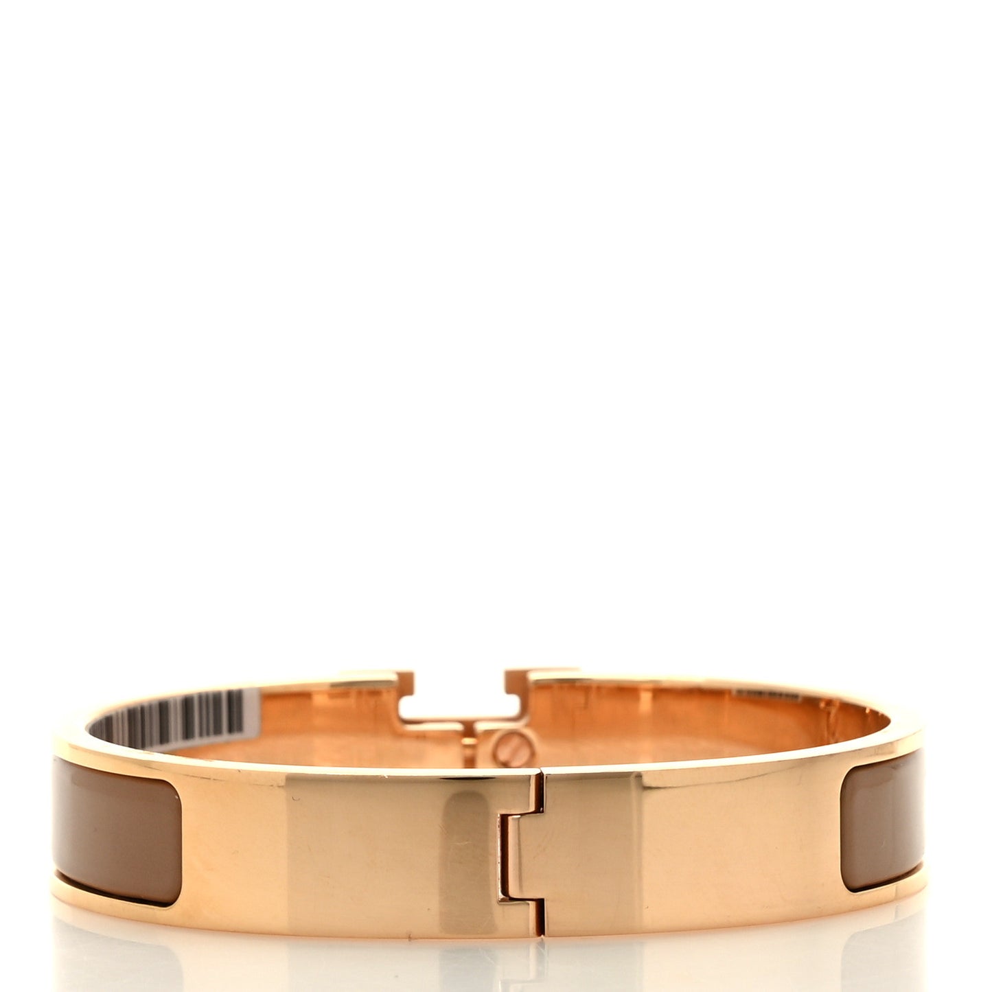 Enamel Narrow Clic Clac H Bracelet PM Chataigne