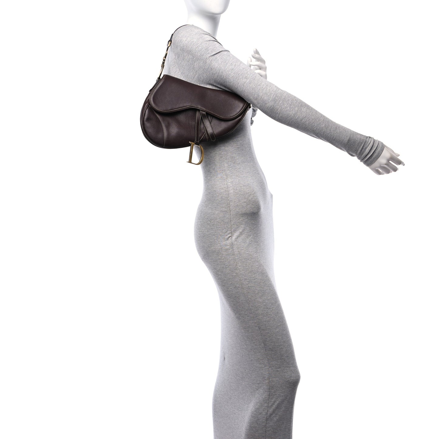 Calfskin Saddle Bag Brown