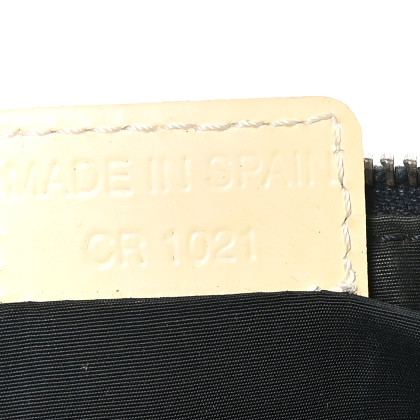 Monogram Mini Saddle Pochette White Blue