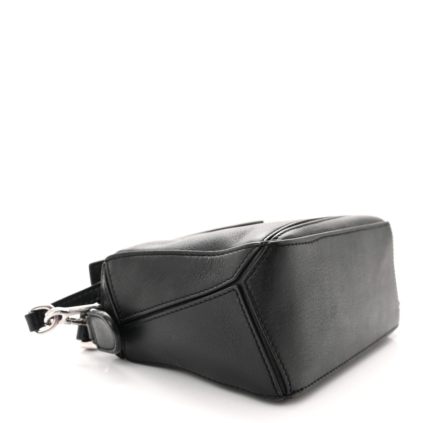 Calfskin Mini Puzzle Bag Black