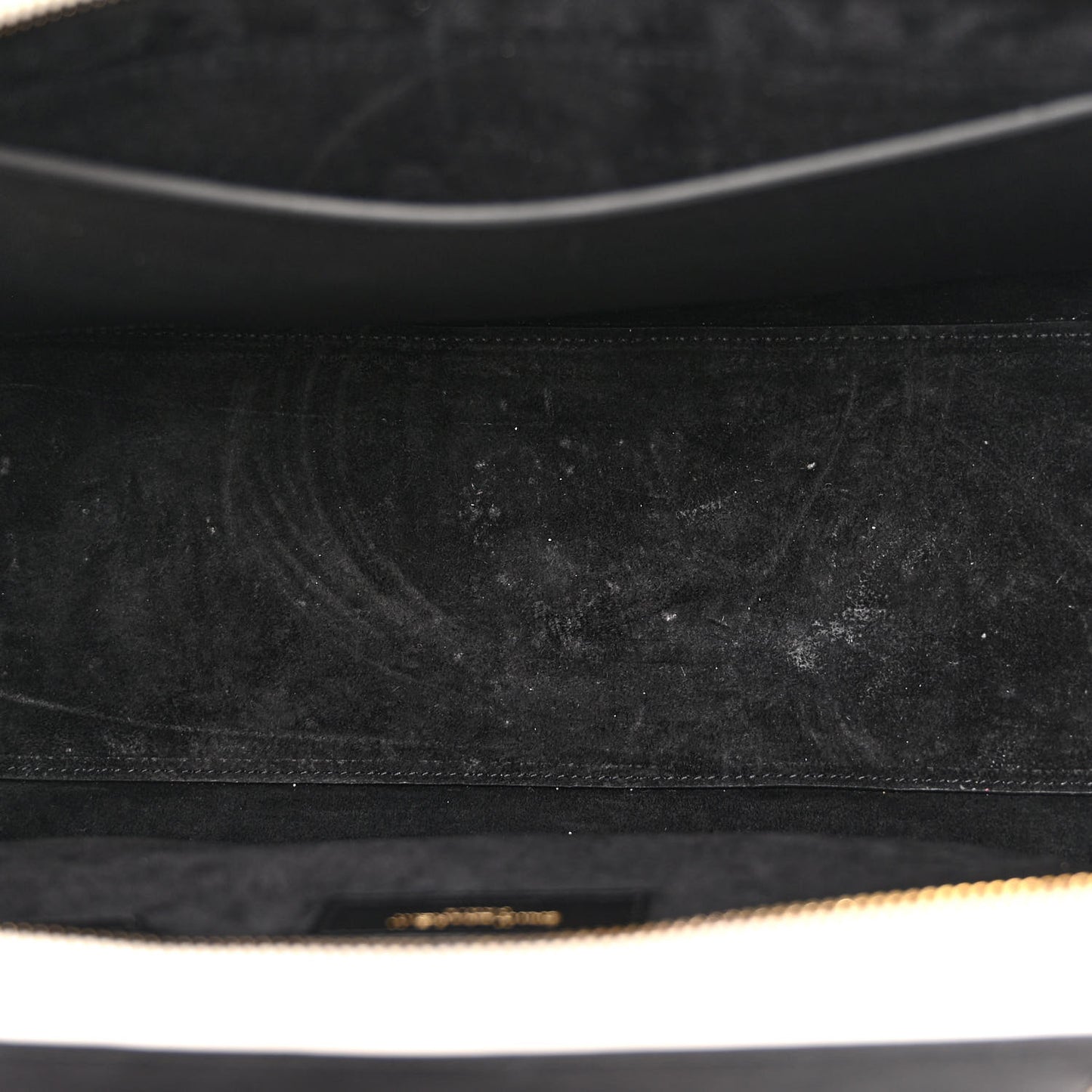 Calfskin Small Cabas Rive Gauche Bag Black Red Yellow White