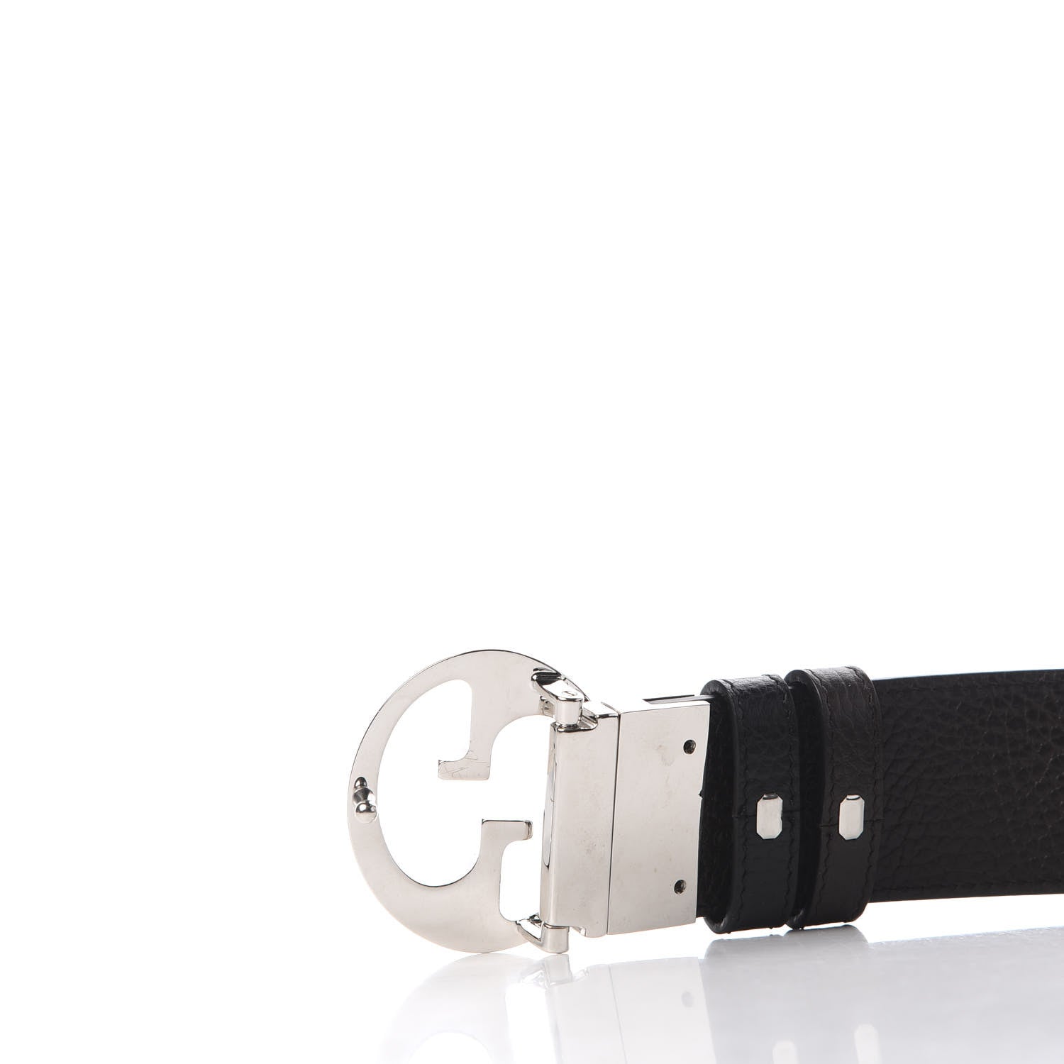 Gucci Calfskin 1973 Reversible Belt 110 44 Black Brown 8 of 8