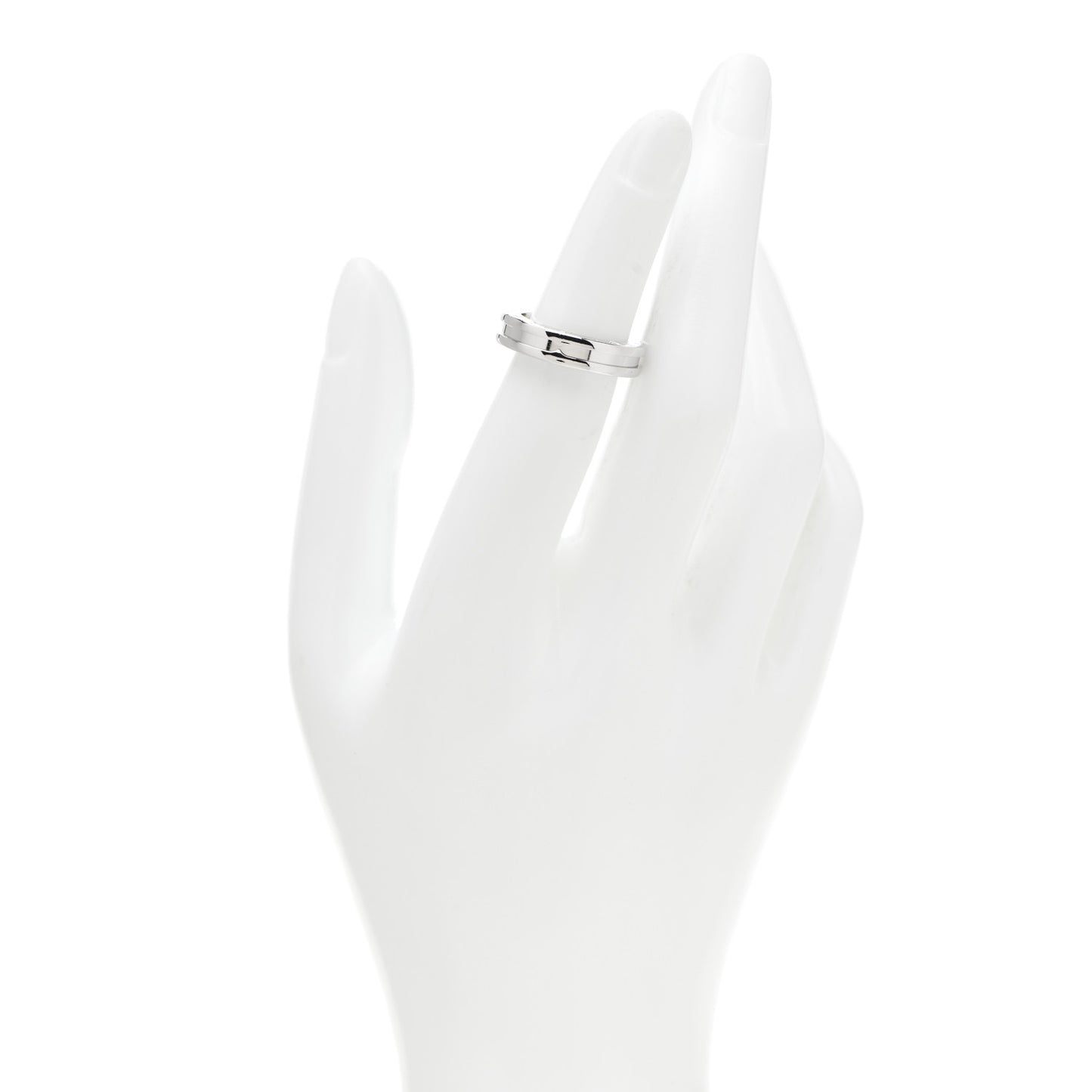 18K White Gold B.Zero1 One-Band Ring 49 4.75