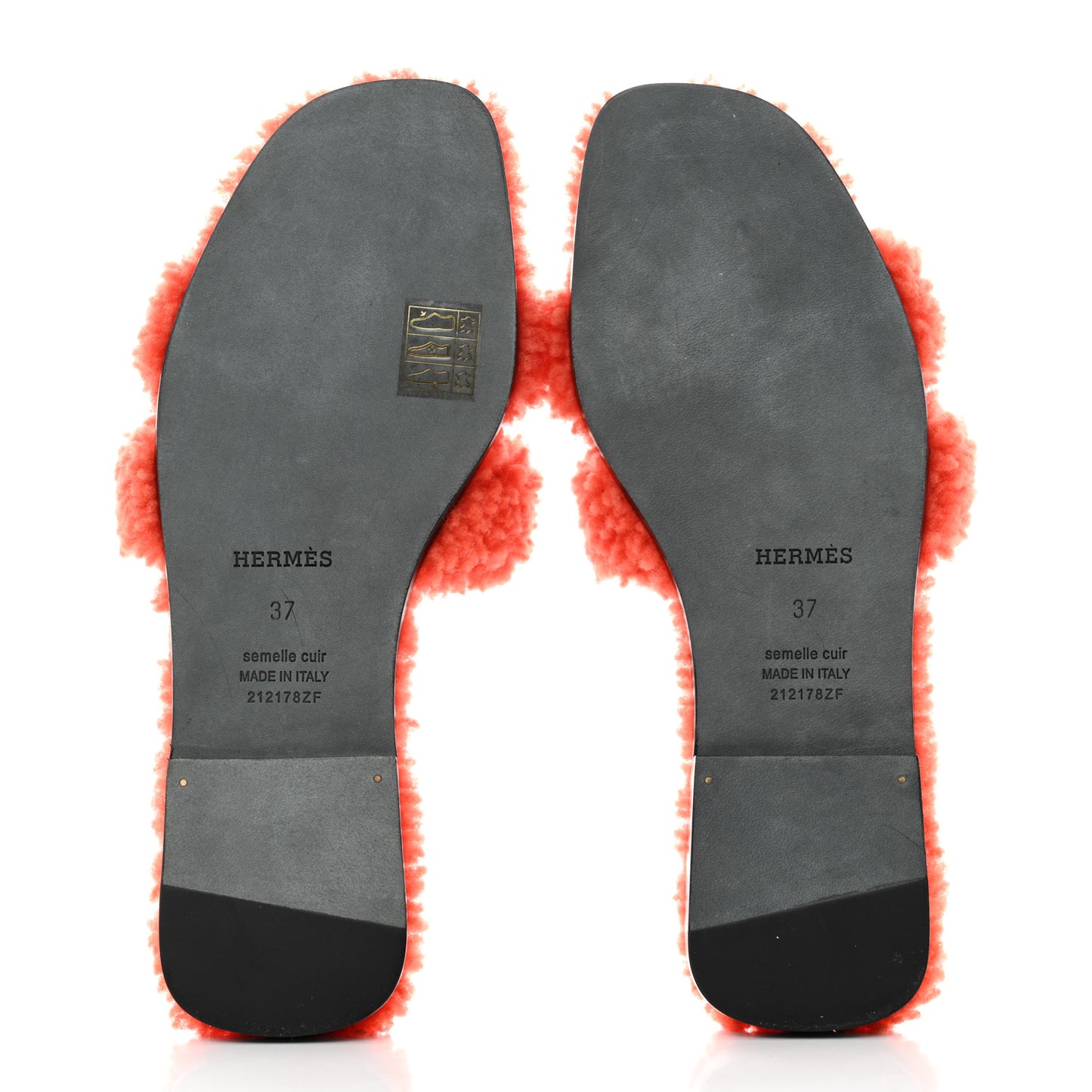 Woolskin Oran Sandals 37 Orange