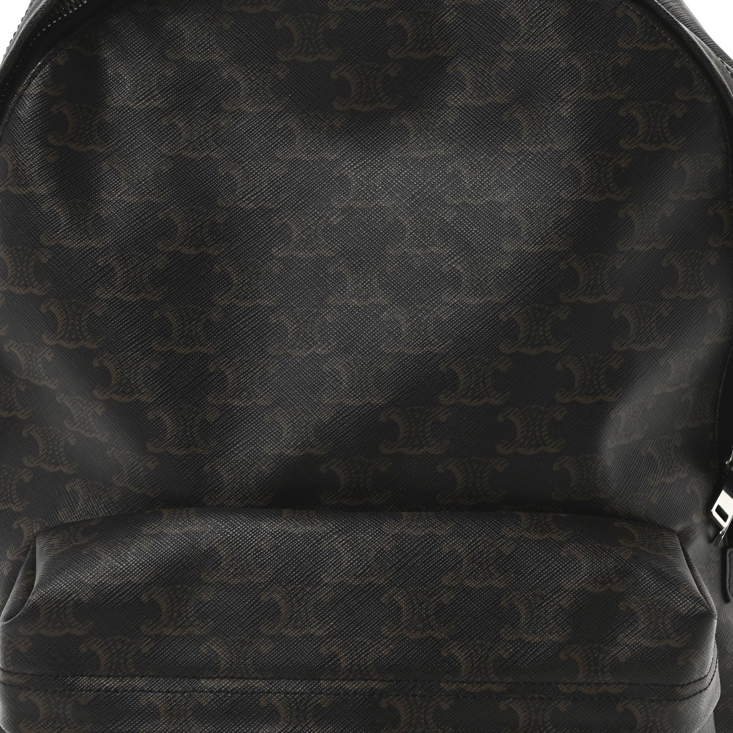 Triomphe Canvas XL Calfskin Backpack Black