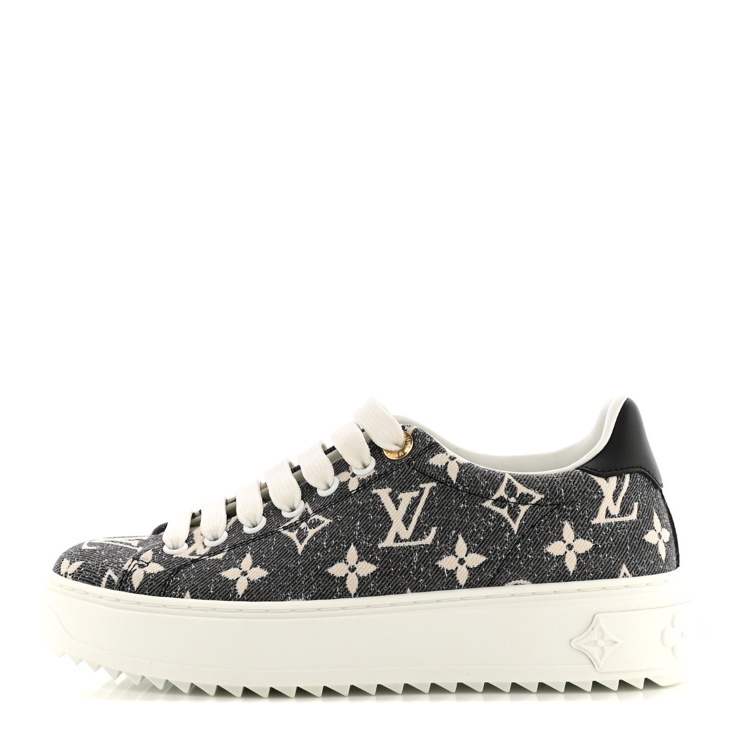 Denim Monogram Time Out Sneakers 36