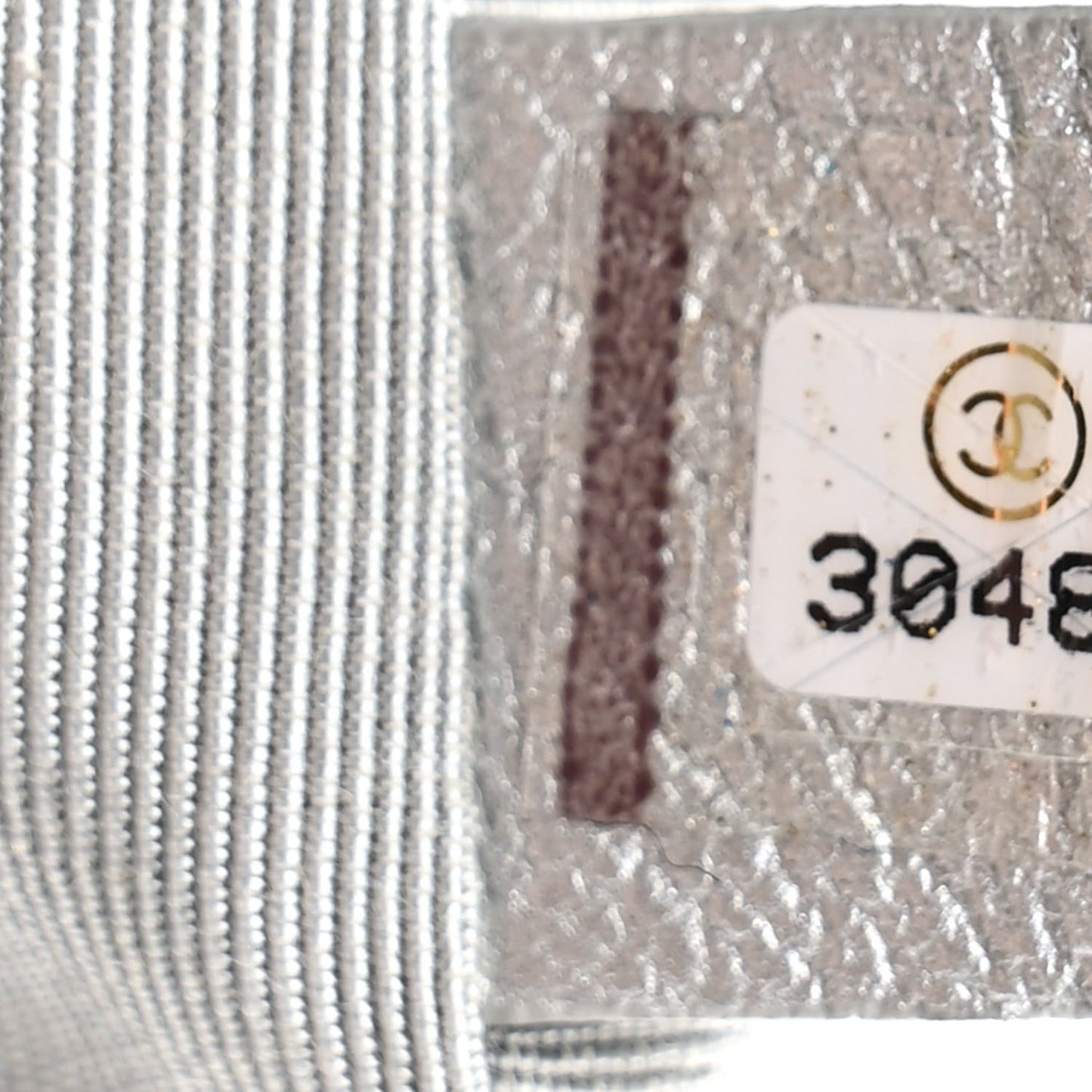 Metallic Lambskin Quilted Medium Chanel 19 Flap Silver