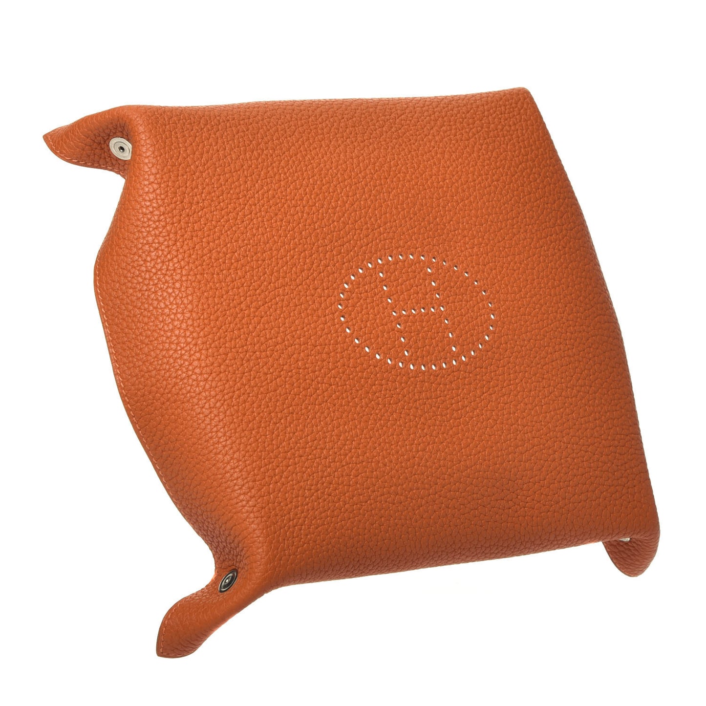 Taurillon Clemence Mises et Relances Change Tray Orange