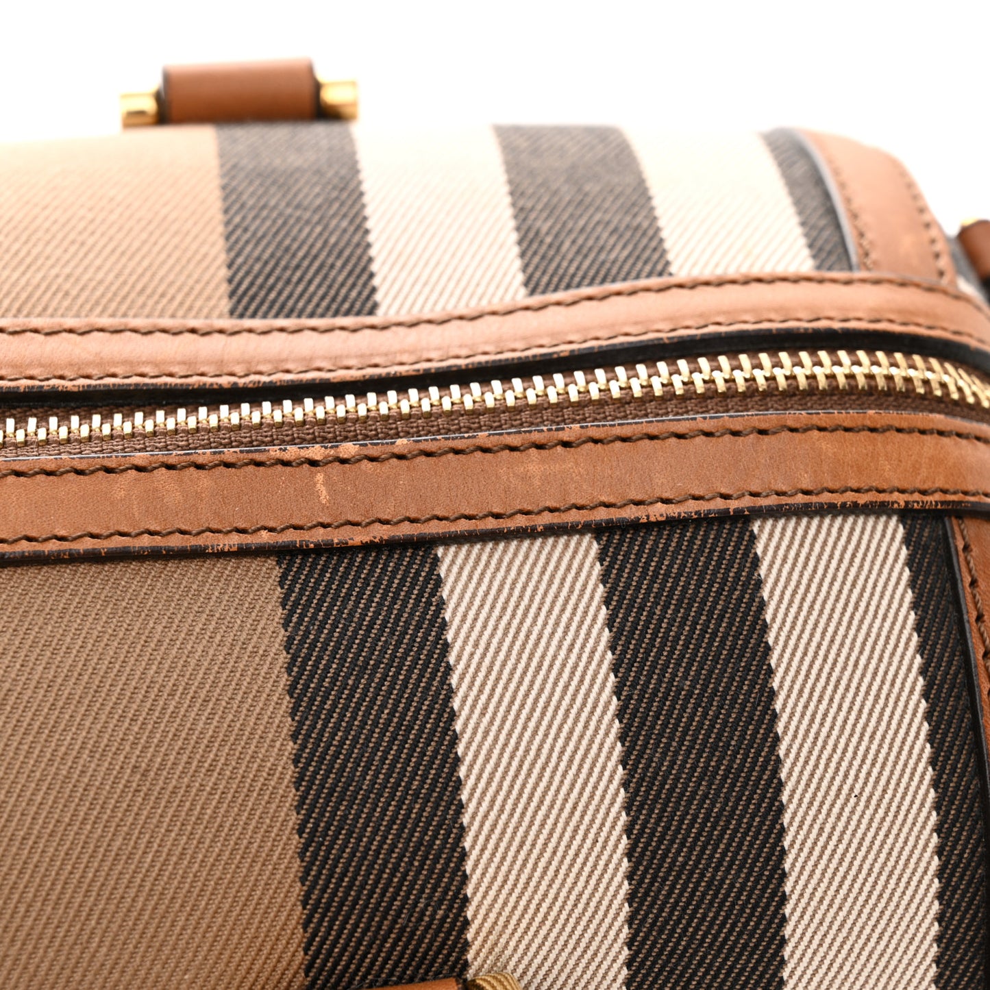 House Check Medium Alchester Bowling Bag Tan