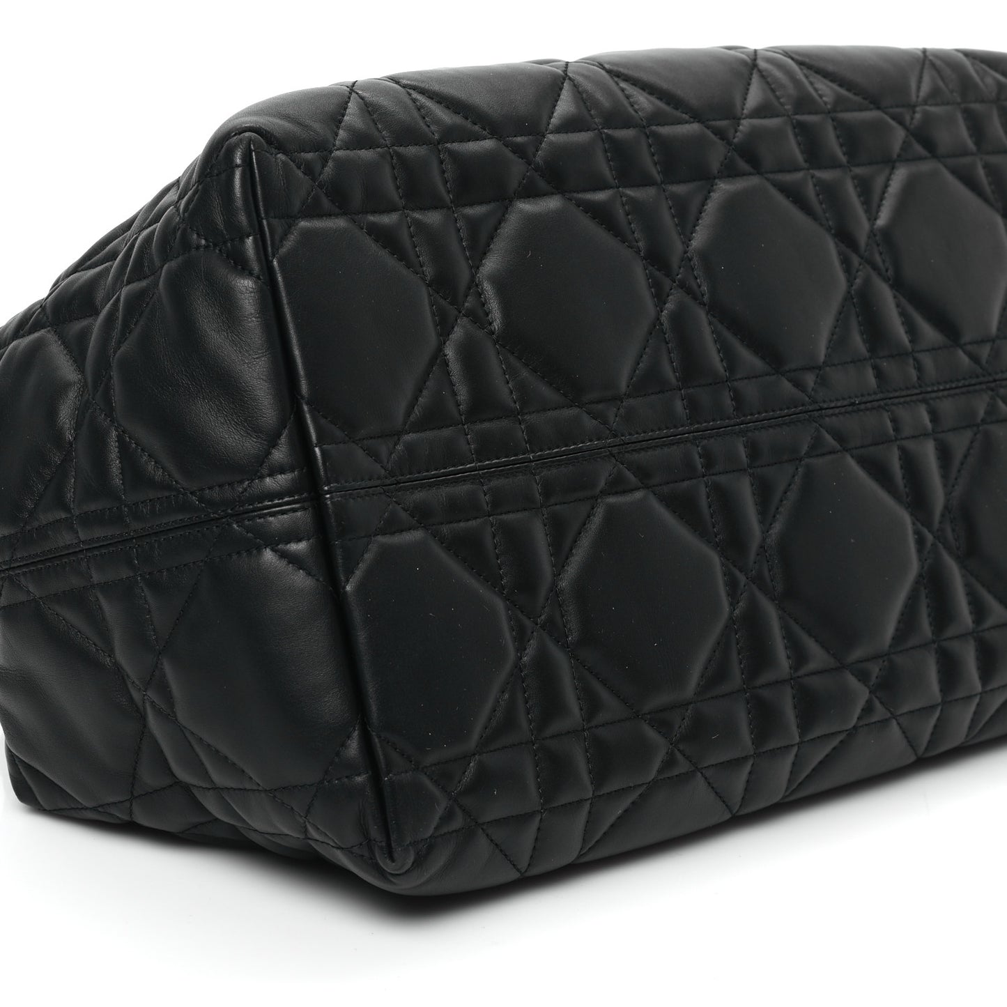 Calfskin Macrocannage Large Toujours Black