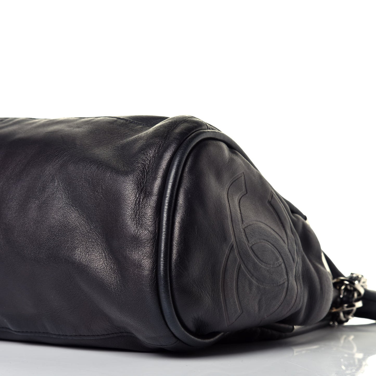 Lambskin Large Ultimate Soft Tote Black