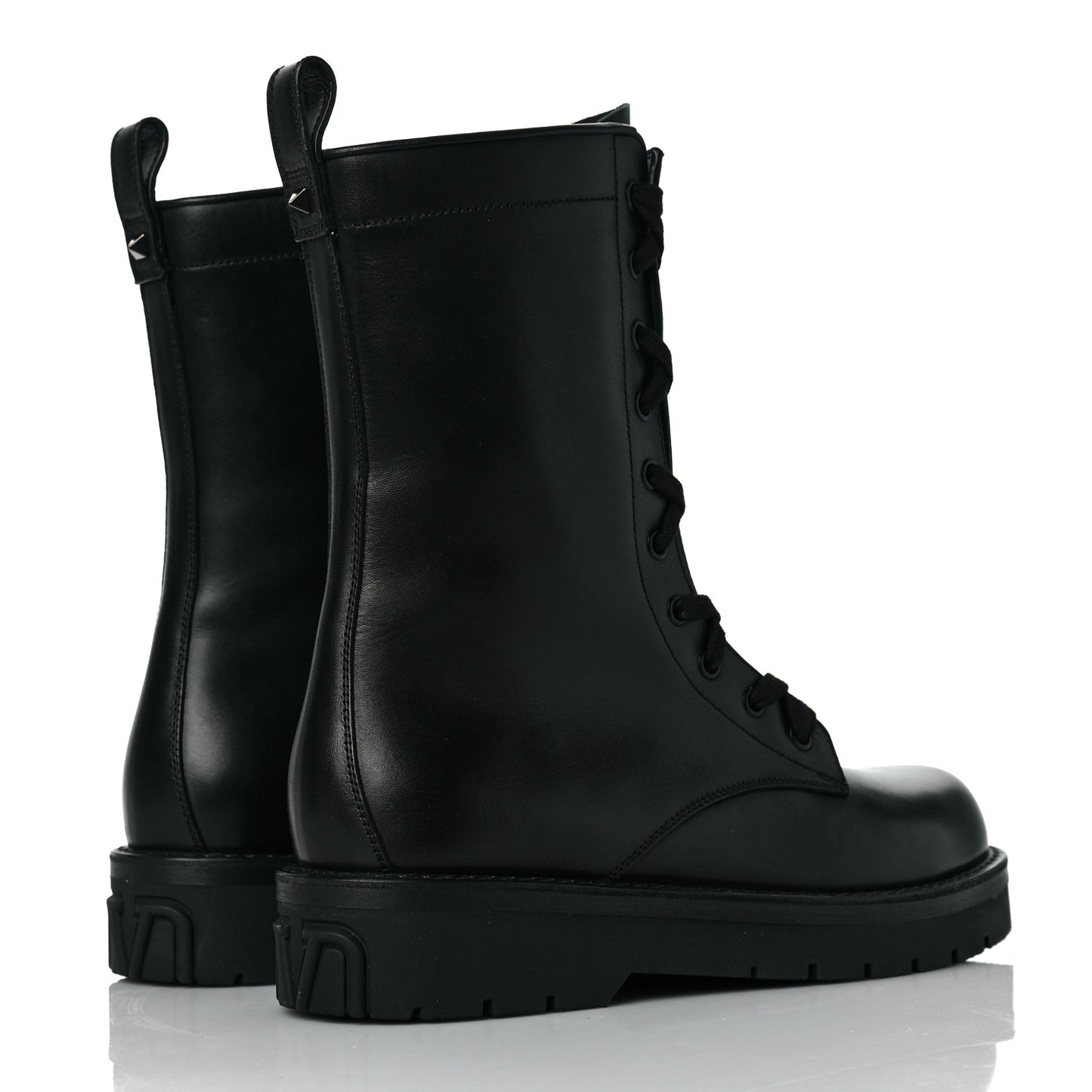 Calfskin XCombat 20/40mm Boots 39.5 Black