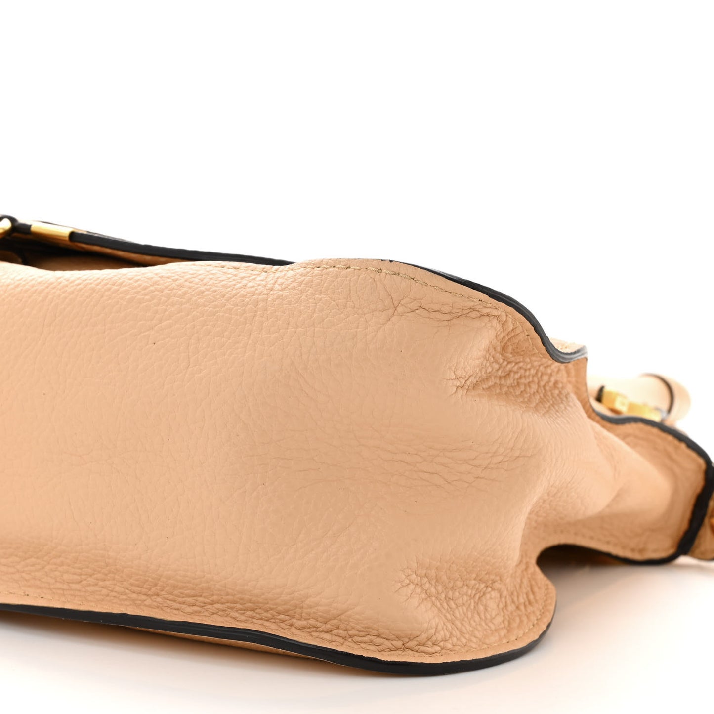 Calfskin Medium Marcie Satchel Light Tan