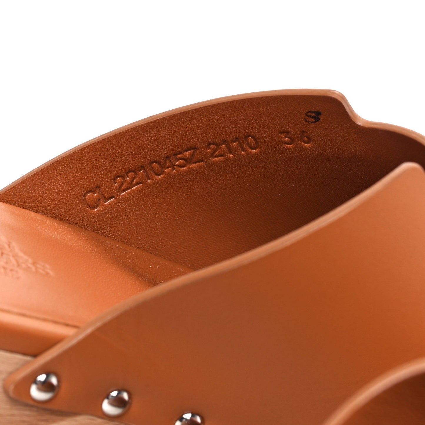 Calfskin Ellipse Mules 36 Marron Glaise