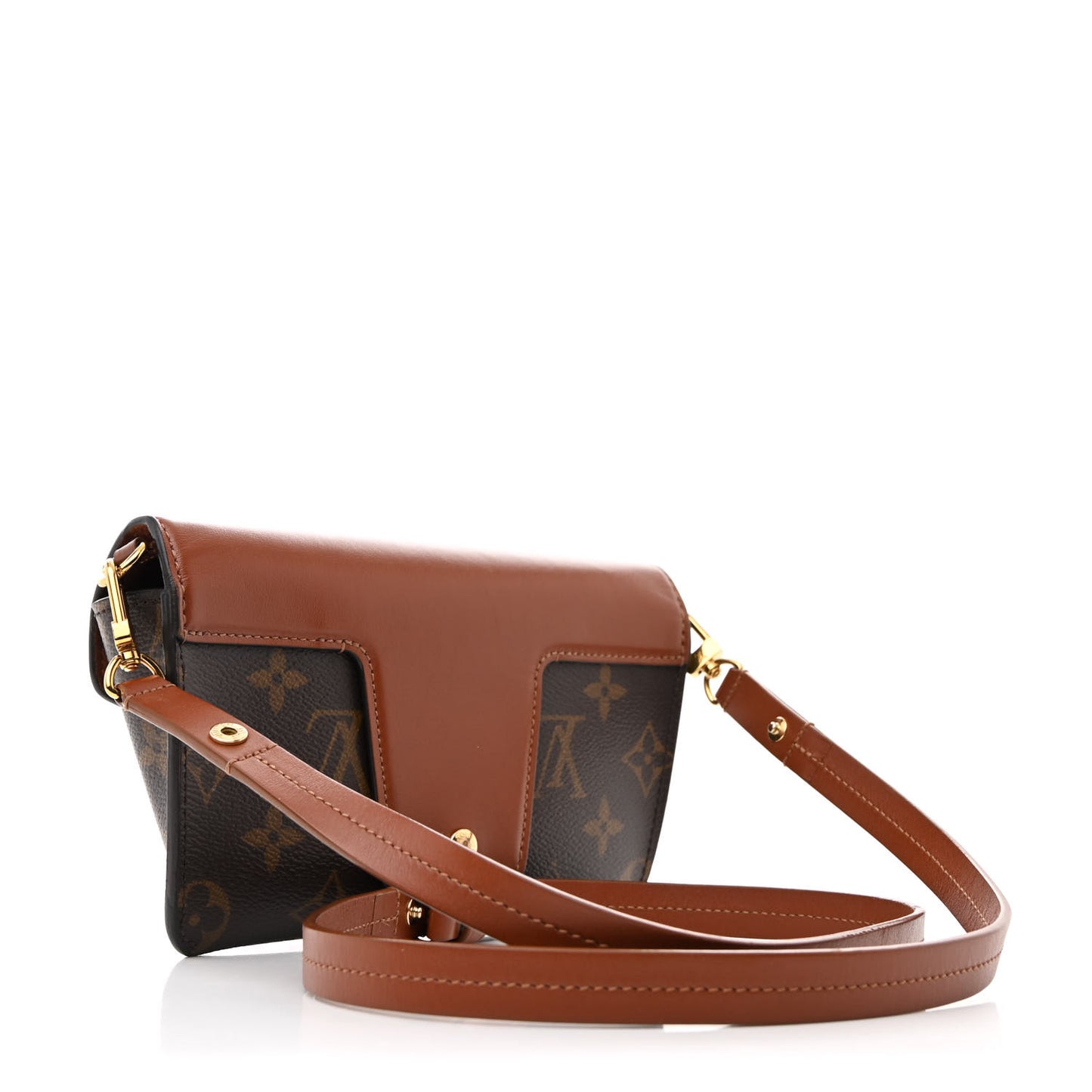 Monogram Padlock On Strap Caramel
