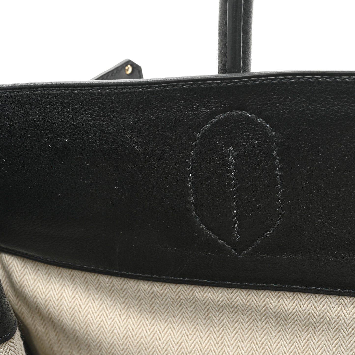 Hunter Criss Viking Evercolor HAC Birkin 40 Ecru Black