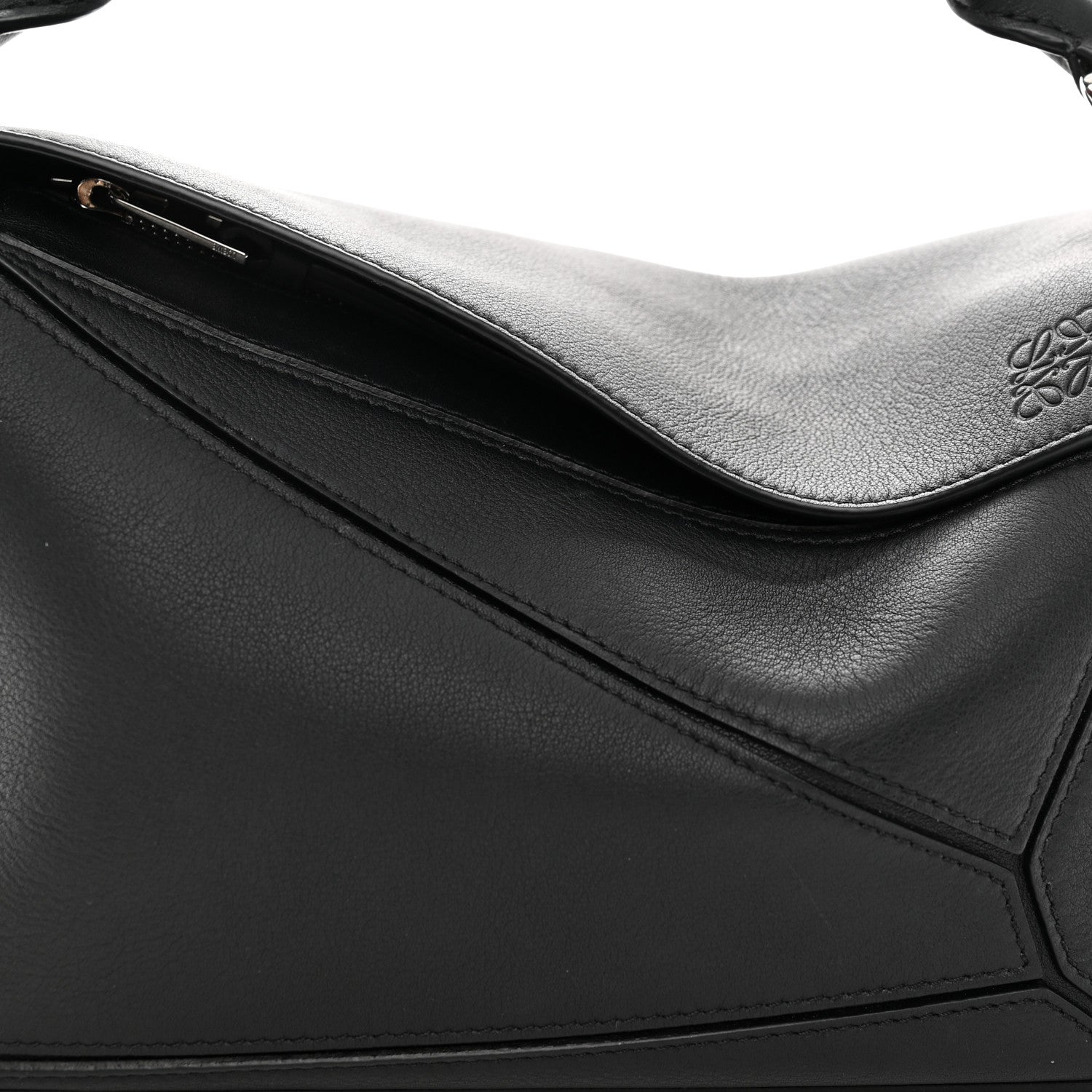 Loewe Calfskin Small Puzzle Bag Black 7 of 9