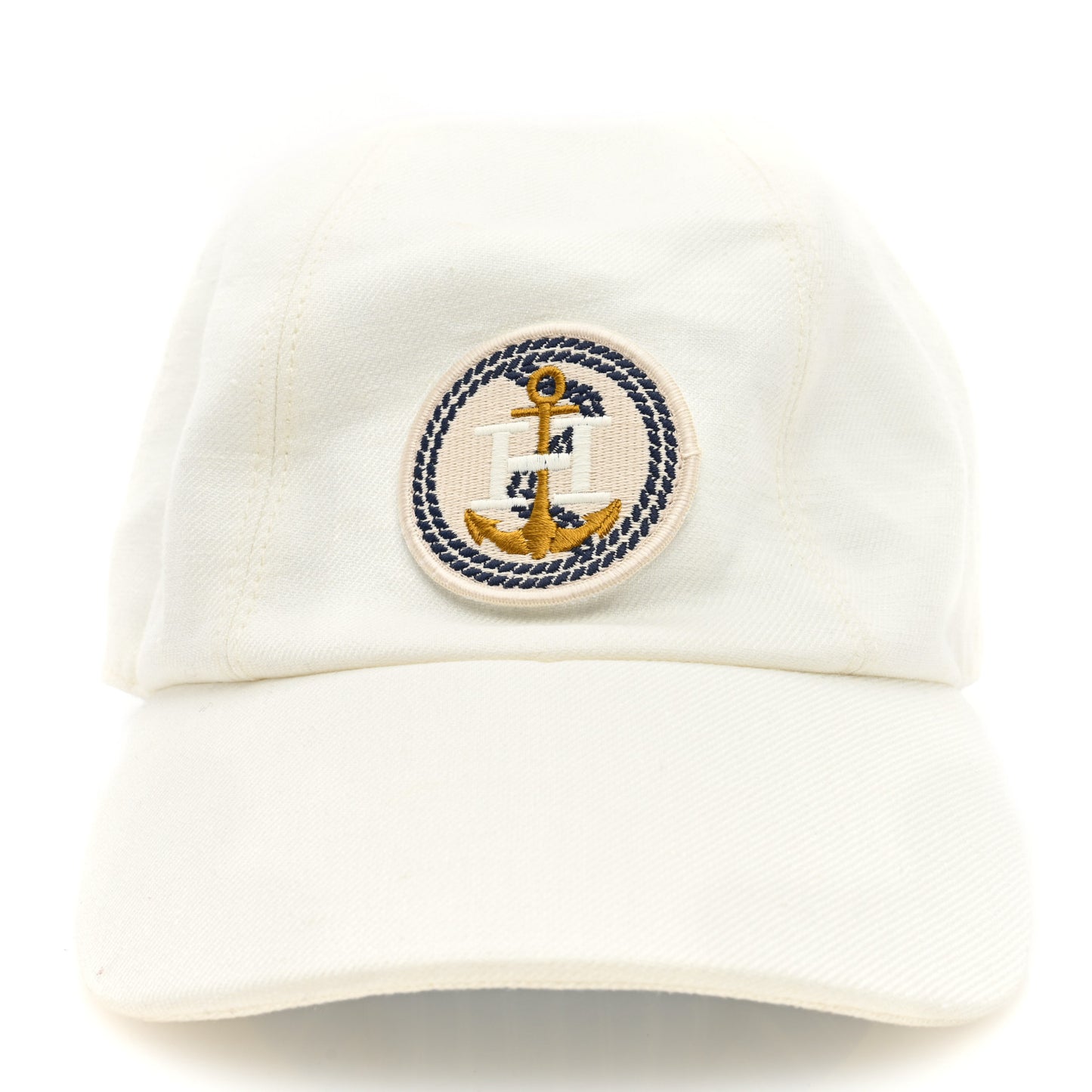 Linen Davis Ancre Cap 57 White
