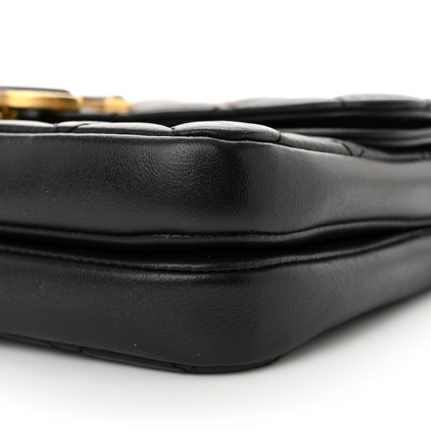 Lambskin Quilted Small CC Chic Flap Black
