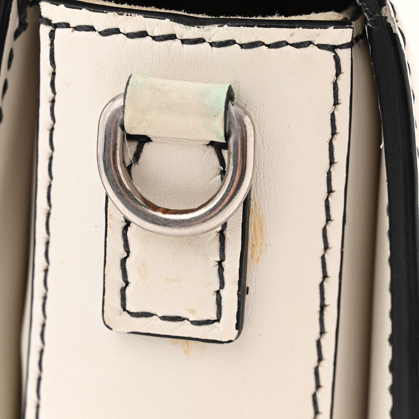 Smooth Calfskin Dio(r)evolution Flap Bag Off White