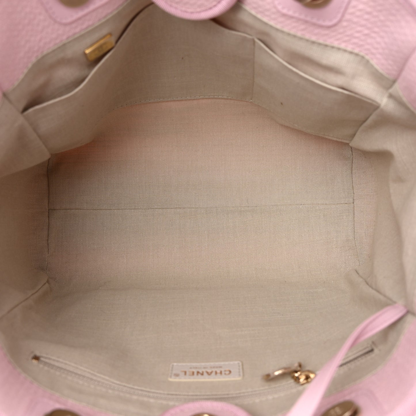 Mixed Fibers Small Deauville Tote Dark Pink