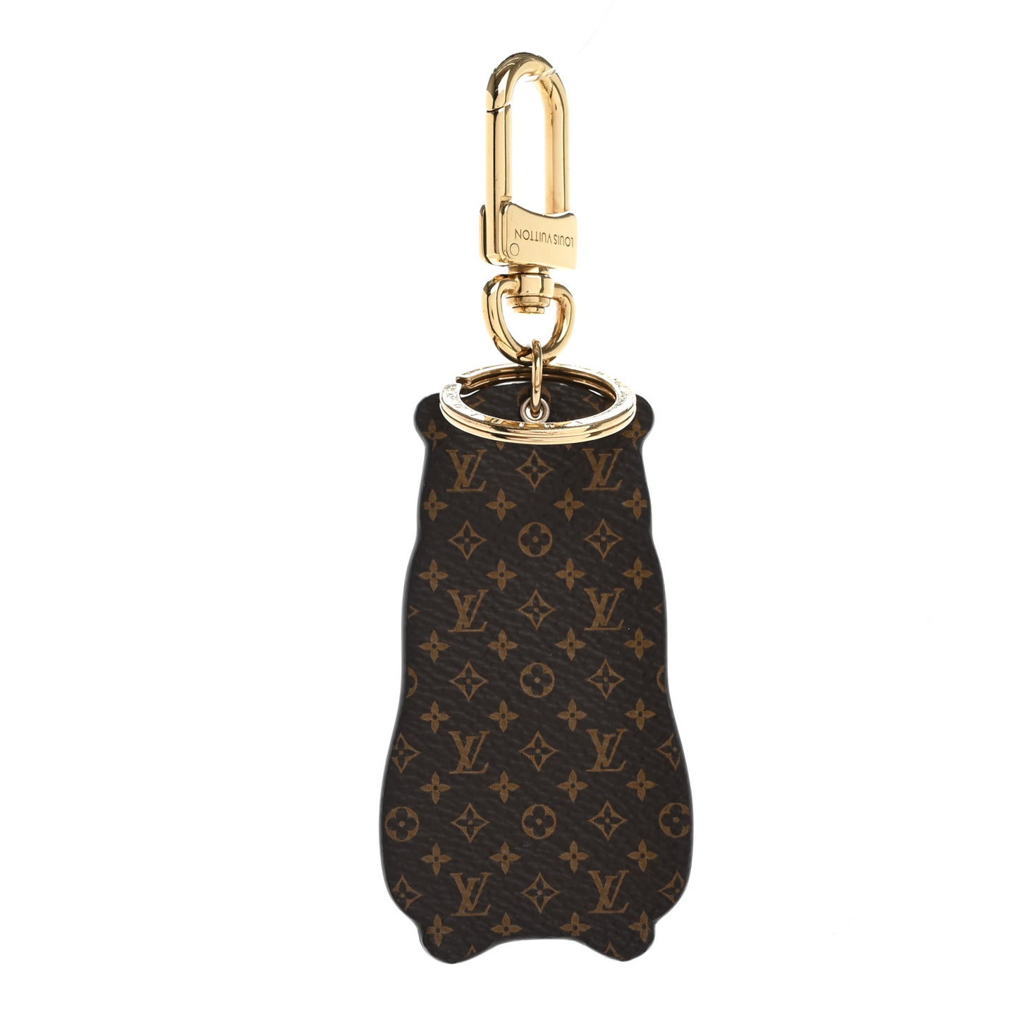 Monogram LV Marmott Bag Charm Key Holder Purple