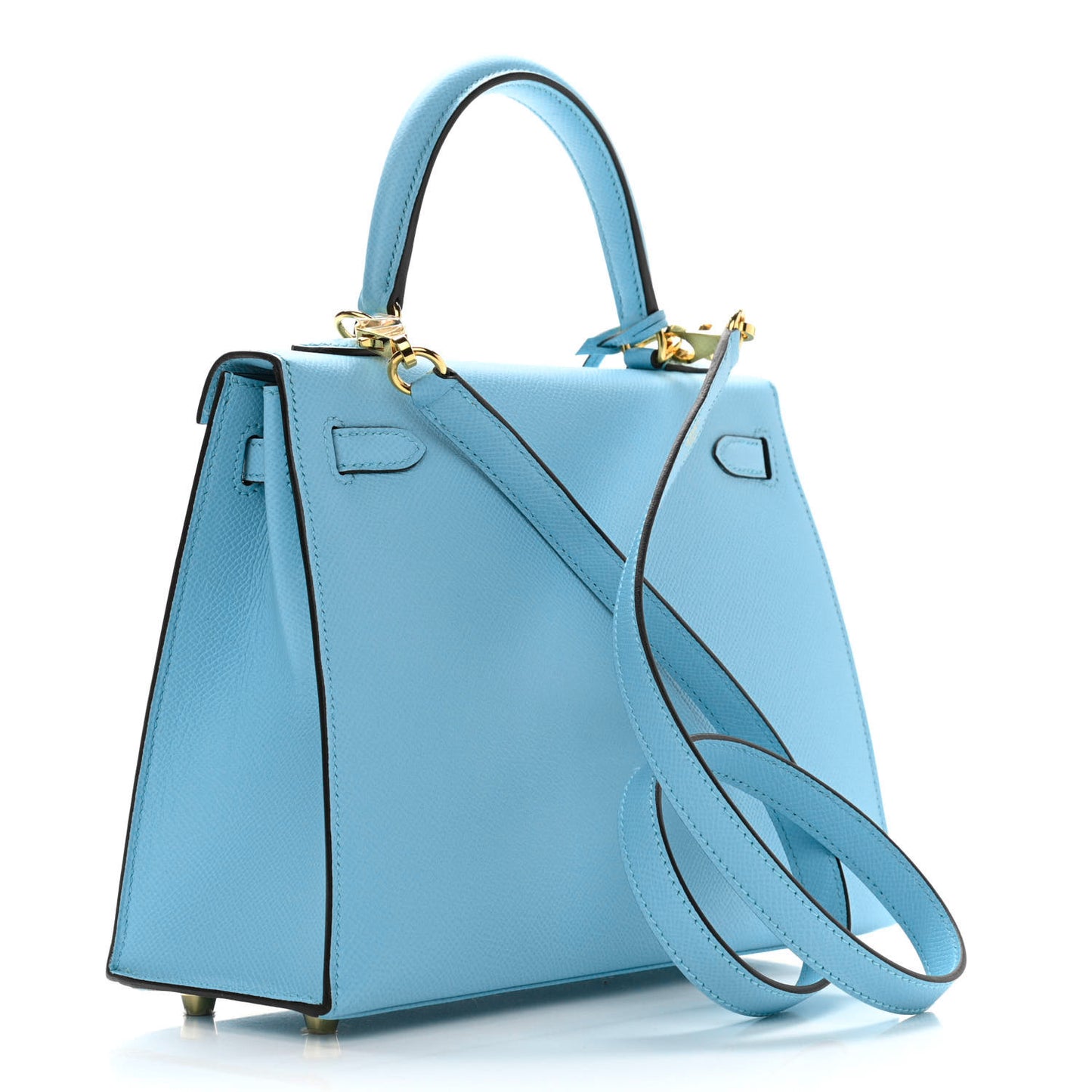 Epsom Kelly Sellier 25 Bleu Du Nord