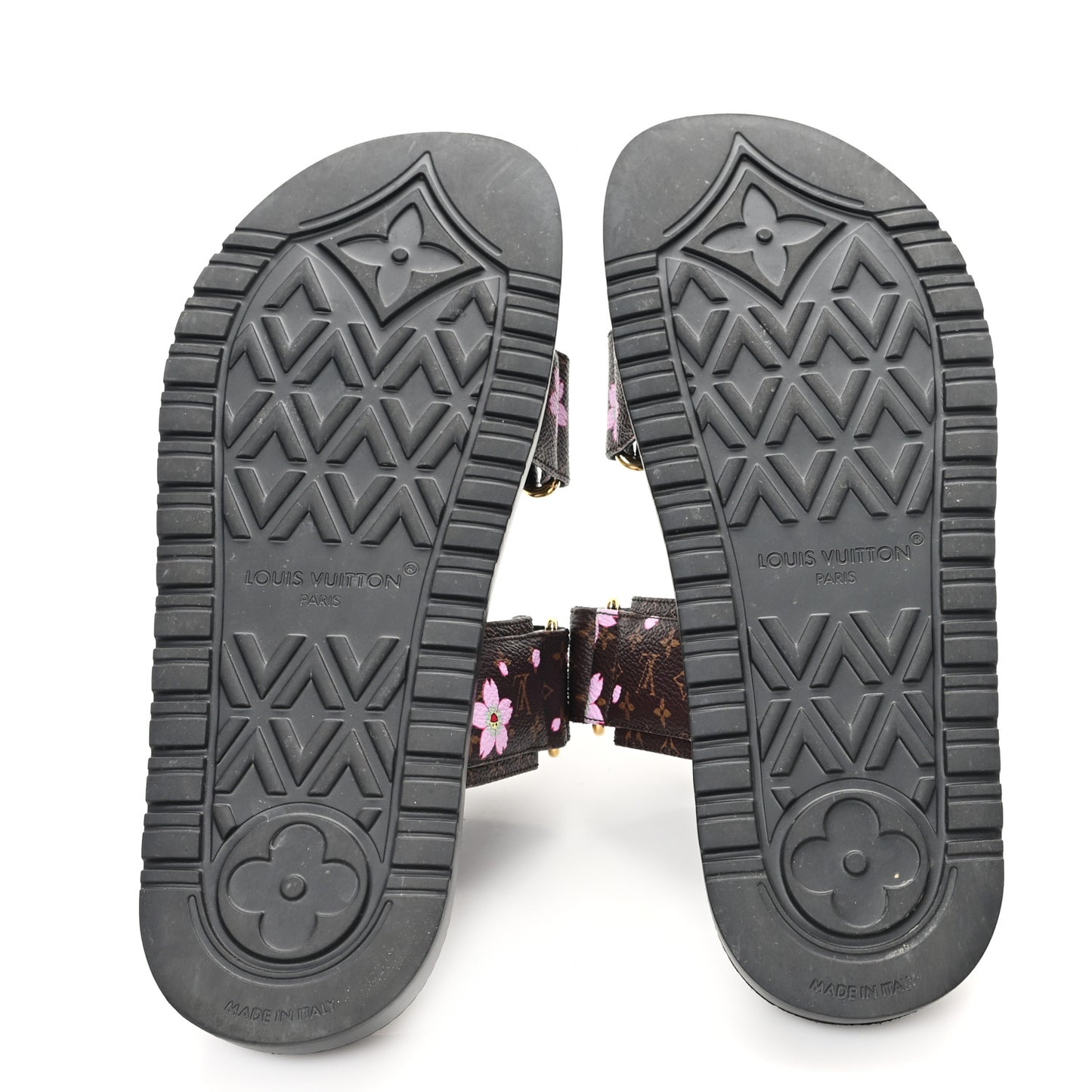 LV X TM Monogram LV Sunset Flat Comfort Mule 39 Sakura Brown