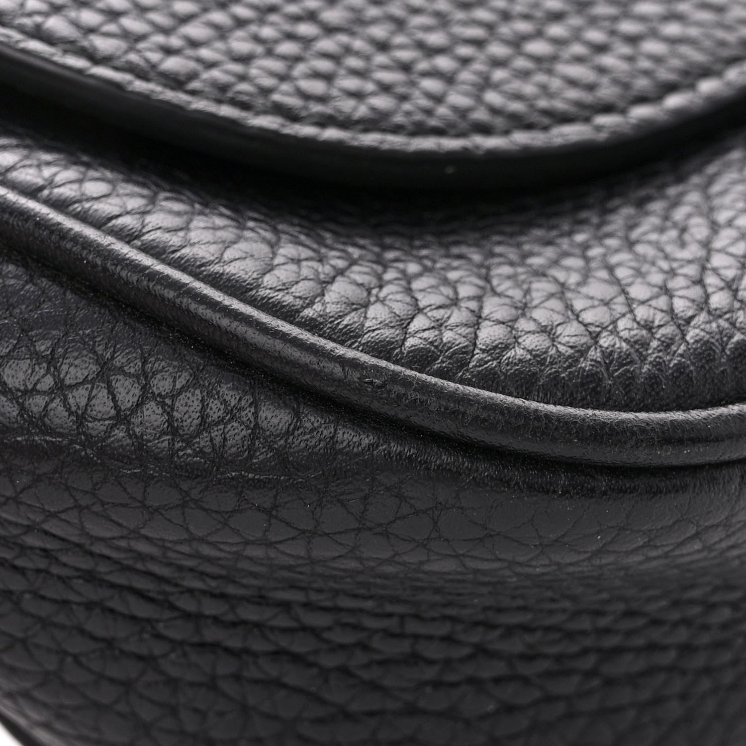 Gucci Pebbled Calfskin Medium Soho Flap Crossbody Black 13 of 14