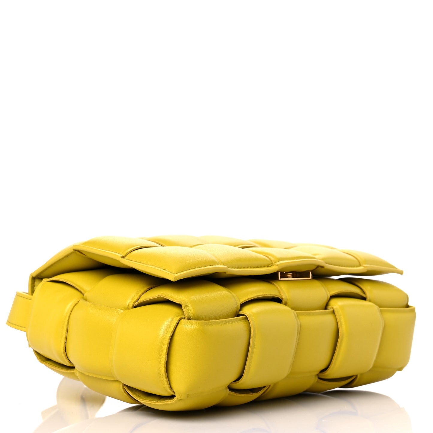 Nappa Maxi Intreccio Padded Cassette Crossbody Bag