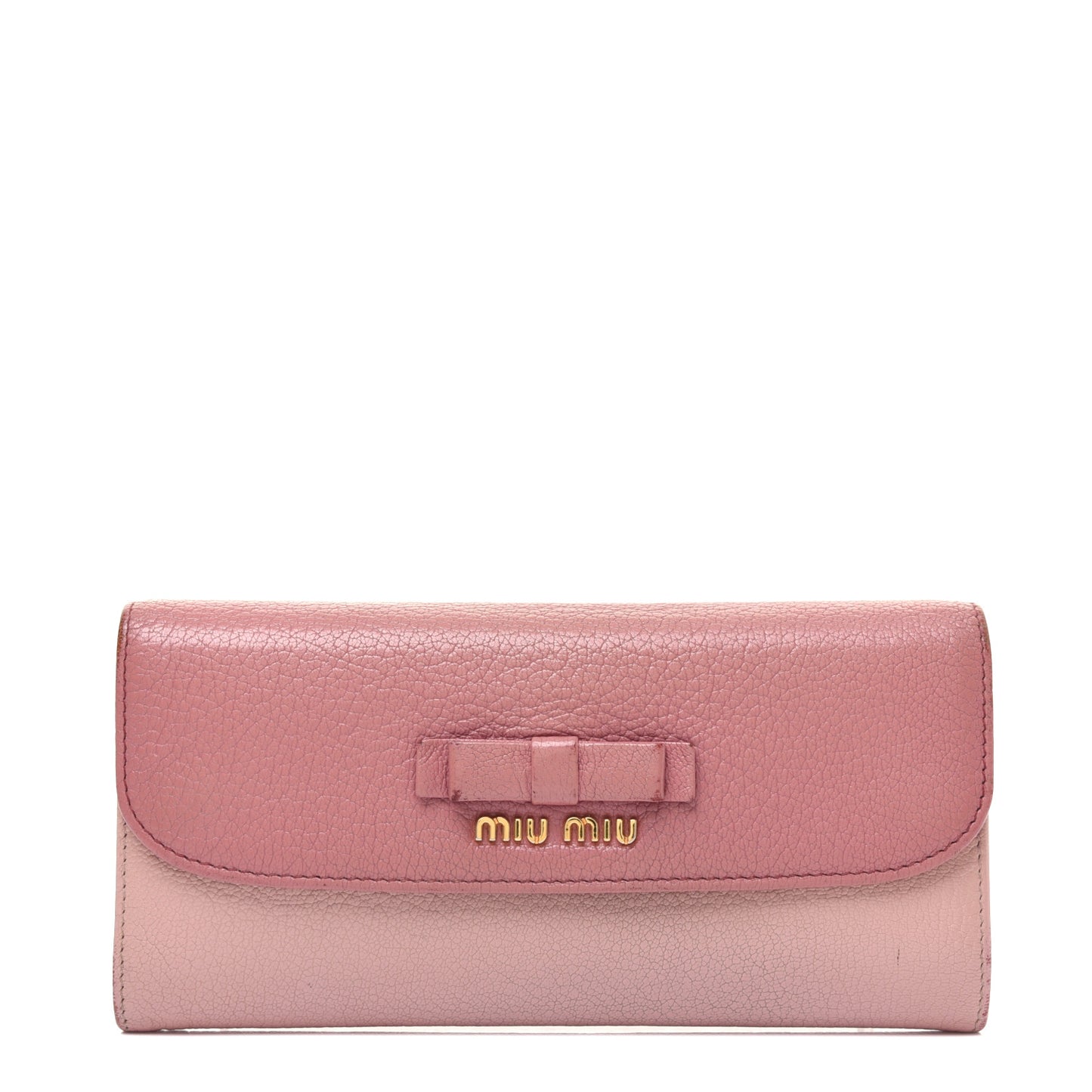 Goatskin Madras Bi-Color Continental Wallet Anticho Orchidea