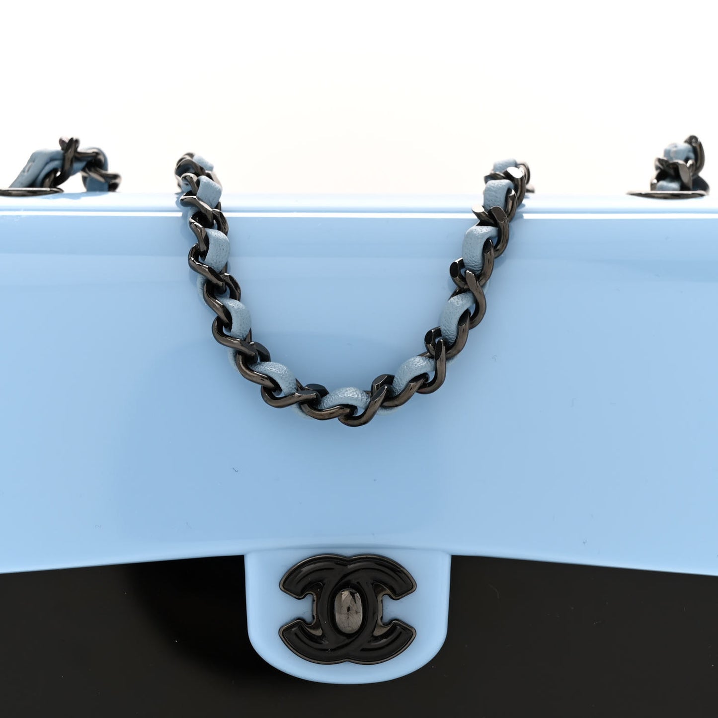 Plexiglass Plexi Coco Bag Black Blue