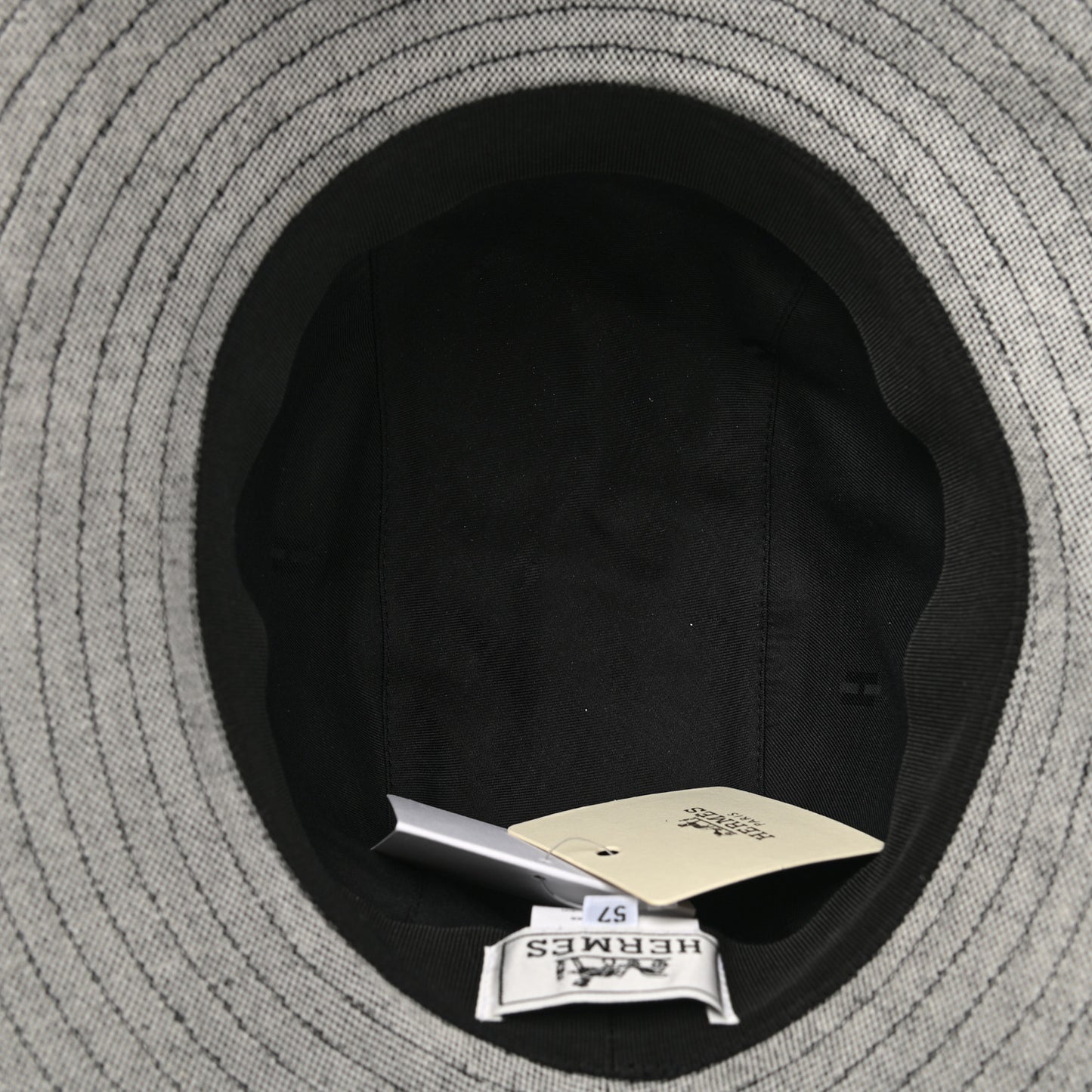 Linen Cotton Colette Bucket Hat 57 Black