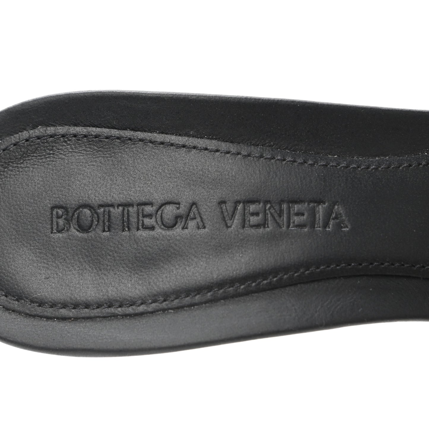 Nappa Matelasse Padded Mule Sandals 35 Black