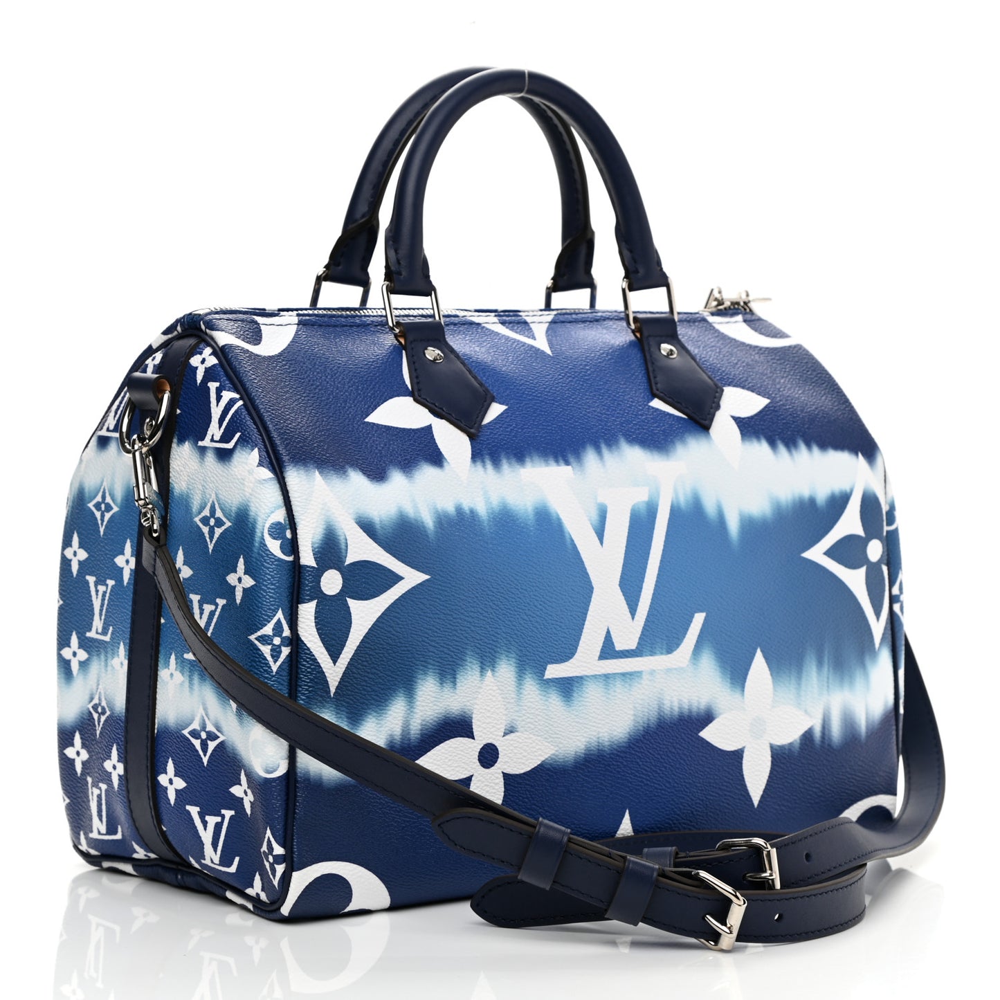 Monogram Escale Speedy Bandouliere 30 Blue