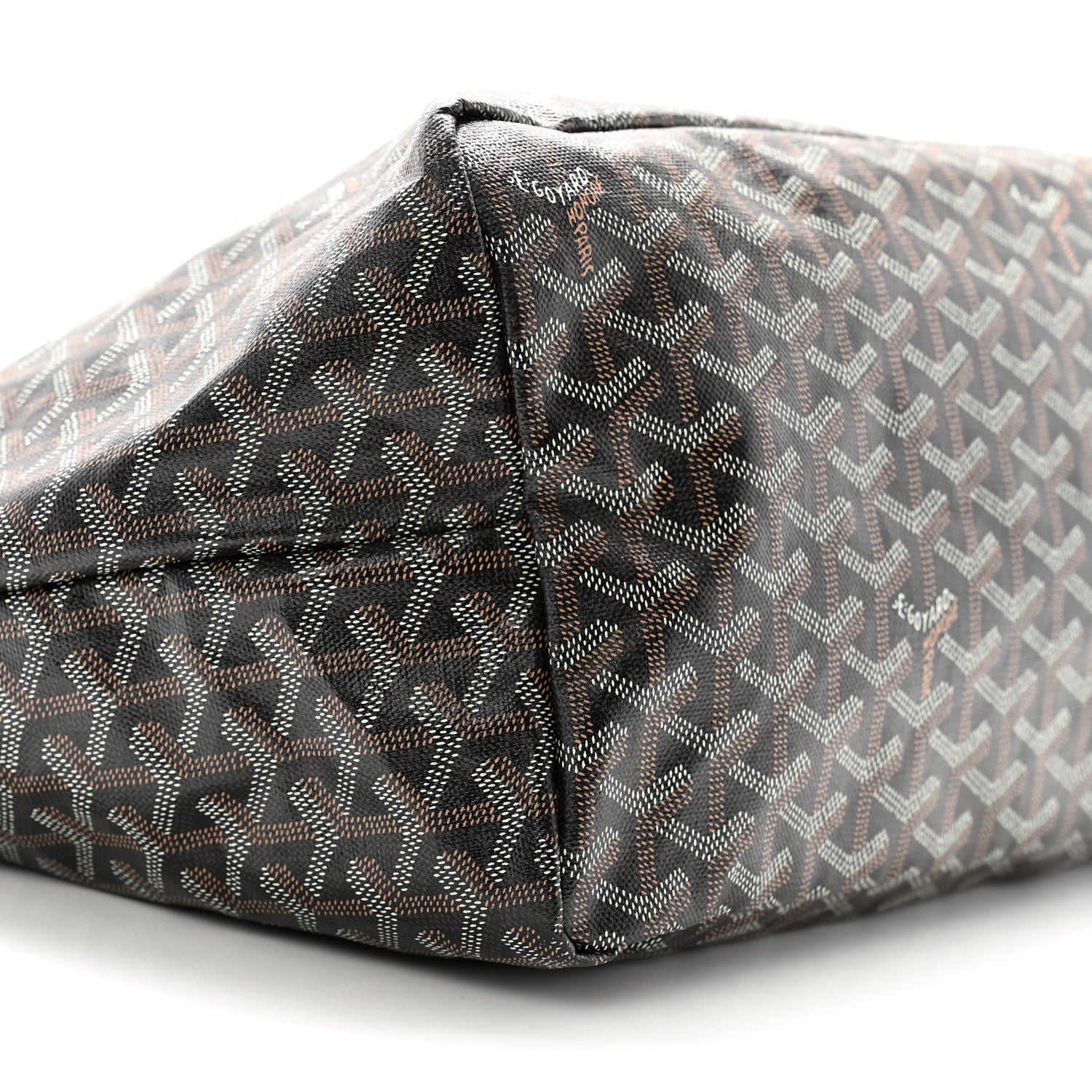 Goyard Goyardine Saint Louis GM Black Gold 10 of 12