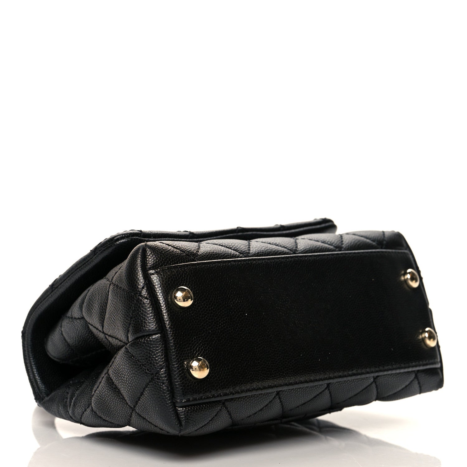Chanel Caviar Quilted Extra Mini Coco Handle Flap Black 4 of 11