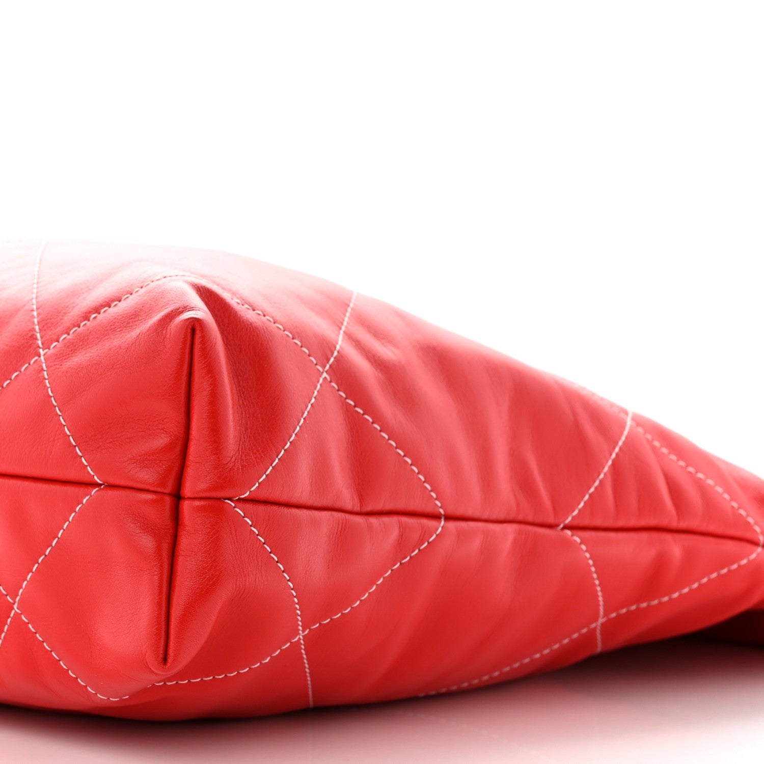 Chanel Shiny Calfskin Quilted Small Chanel 22 Red 12 of 12