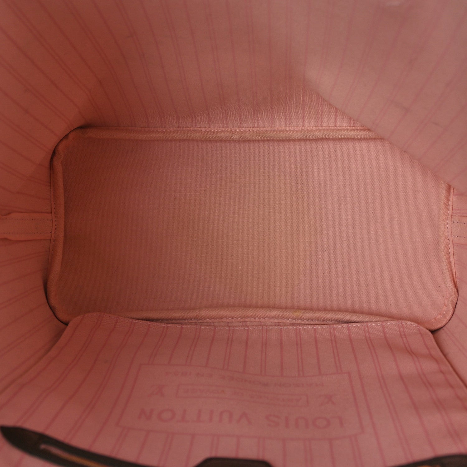 Louis Vuitton Damier Ebene Neo Neverfull MM Rose Ballerine 6 of 10