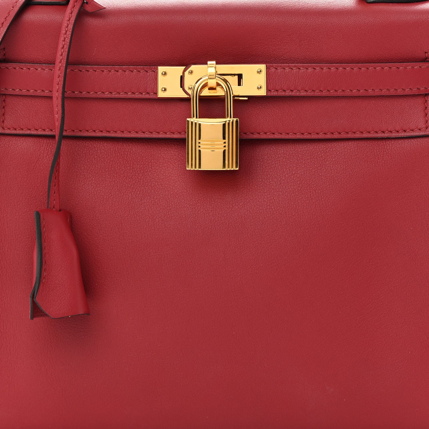 Hermes Swift Kelly Retourne 25 Rouge Grenat 8 of 15