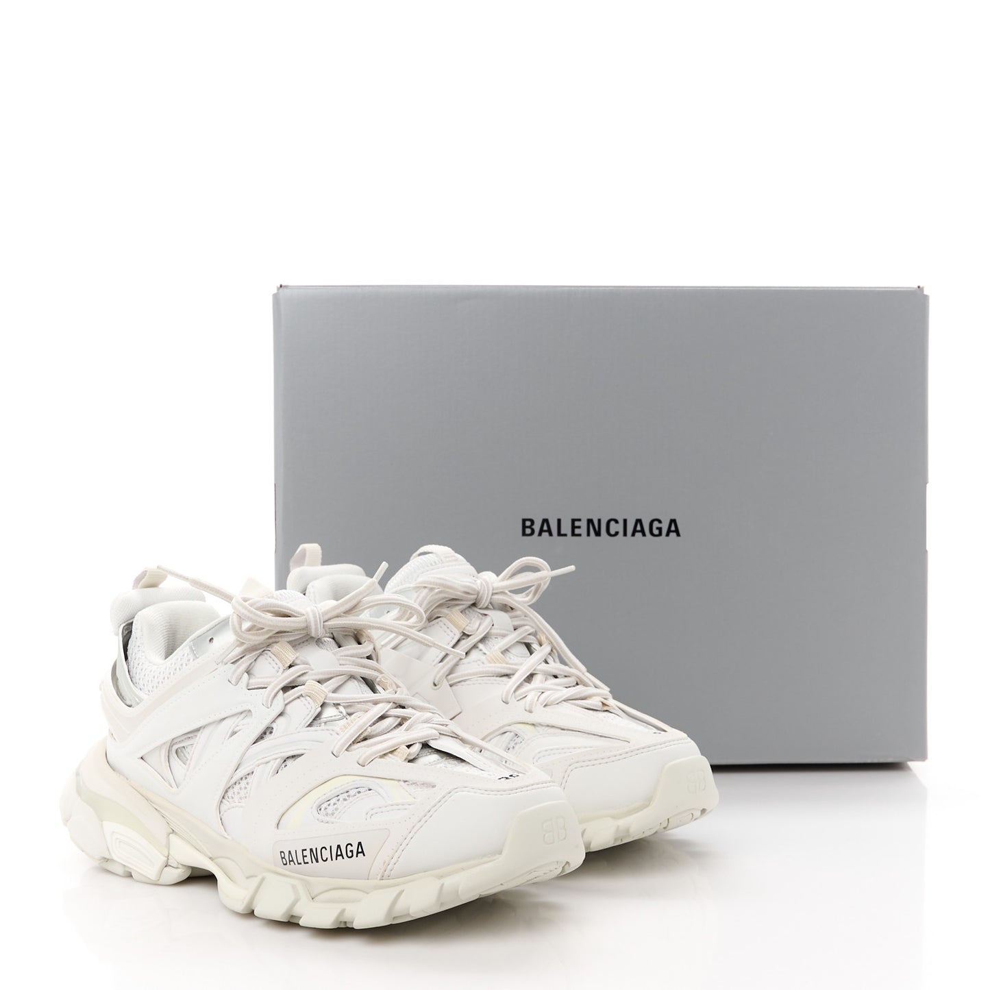 Rubber Mesh Fabric Monocolor Recycled Sole Womens Track Sneakers 38 White