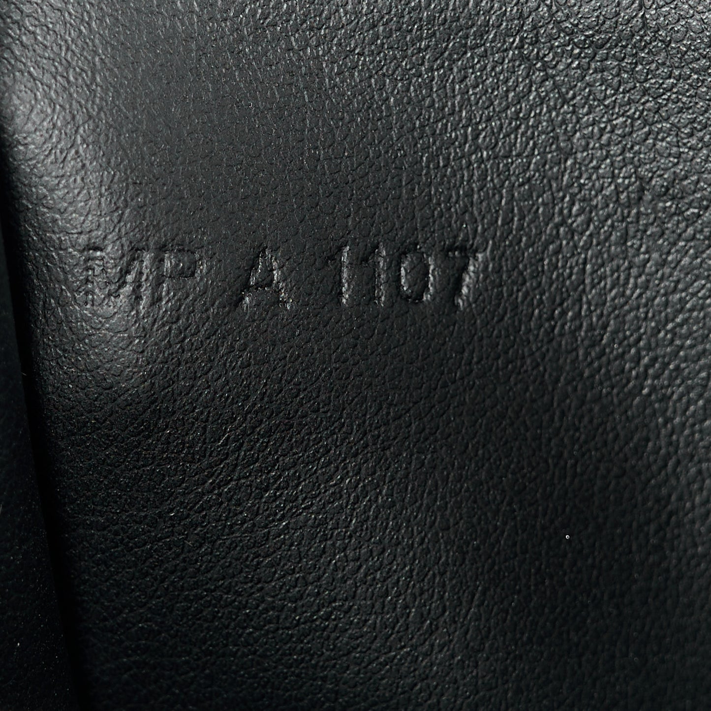 Textured Coated Canvas Mad Love Tour Small Pouch Black