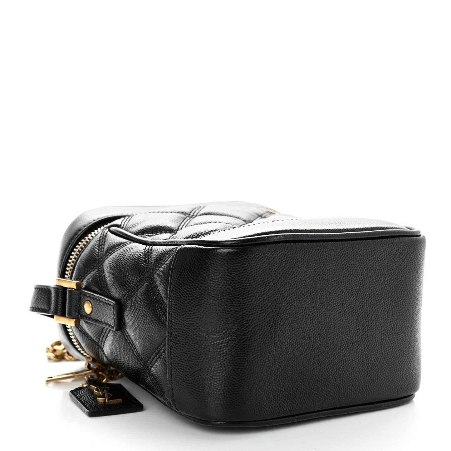 Grain de Poudre Quilted 80's Vanity Bag Black