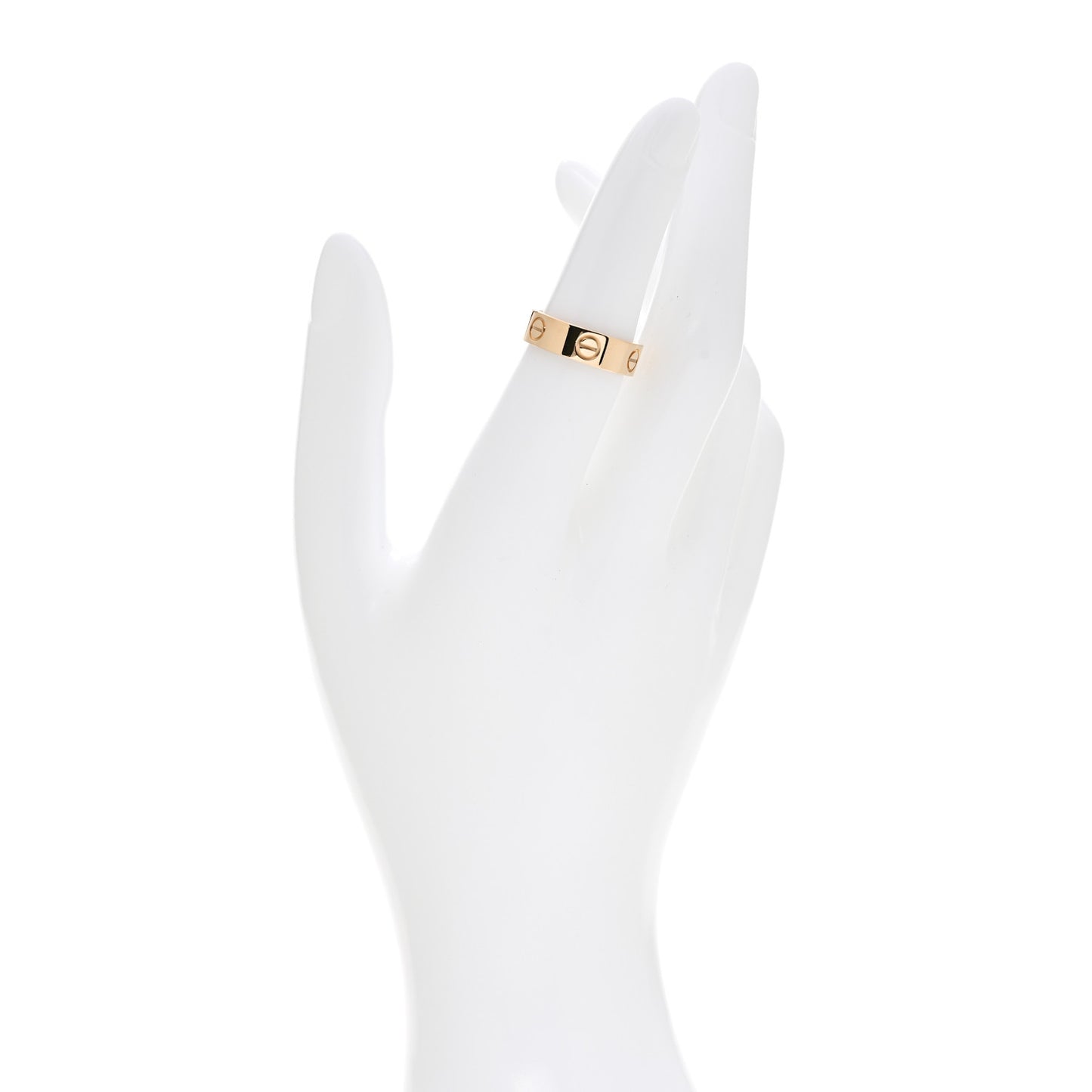 18K Yellow Gold 5.5mm LOVE Ring 52 6