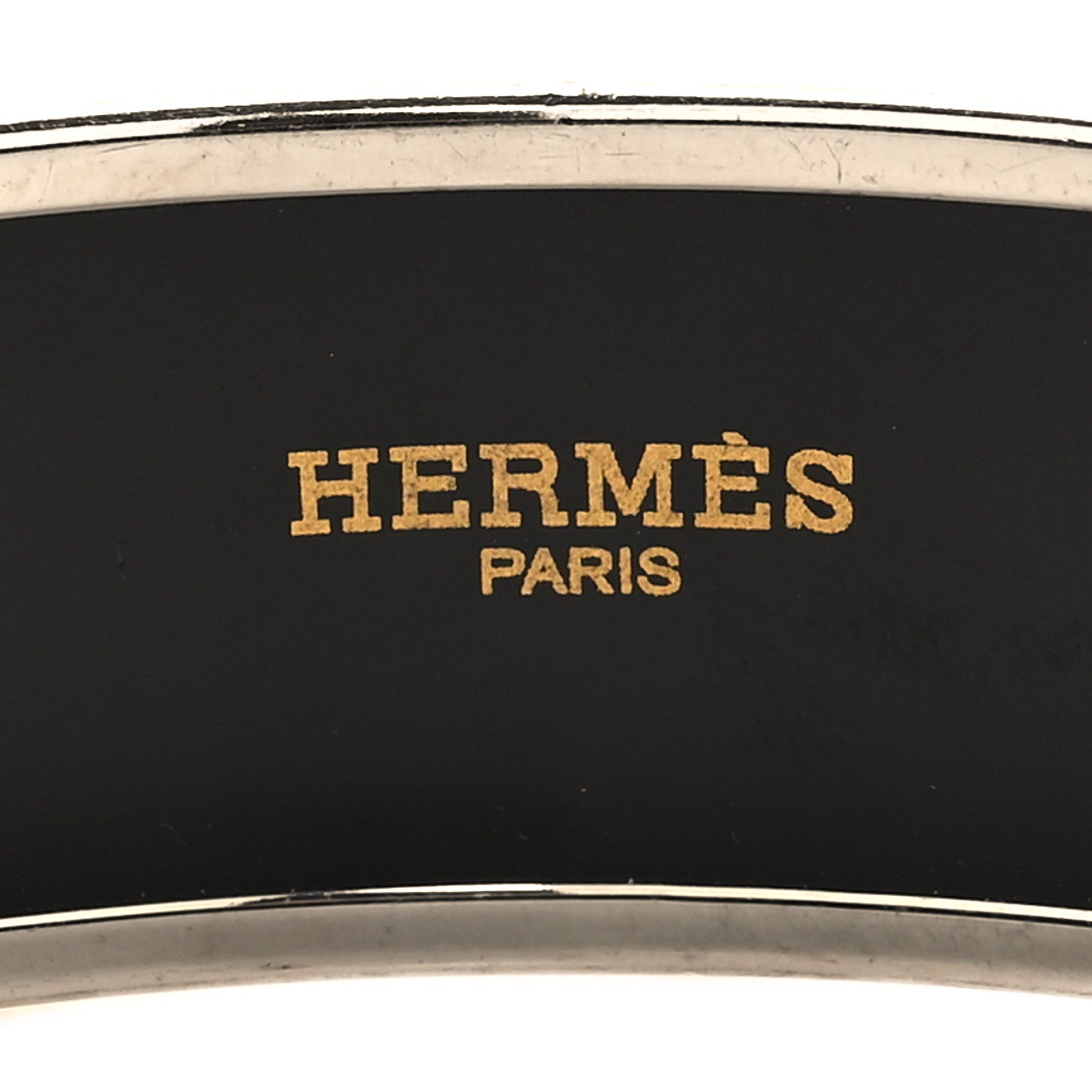 Hermes Enamel Printed Wide Tenues Et Couvertures Bracelet 70 4 of 5