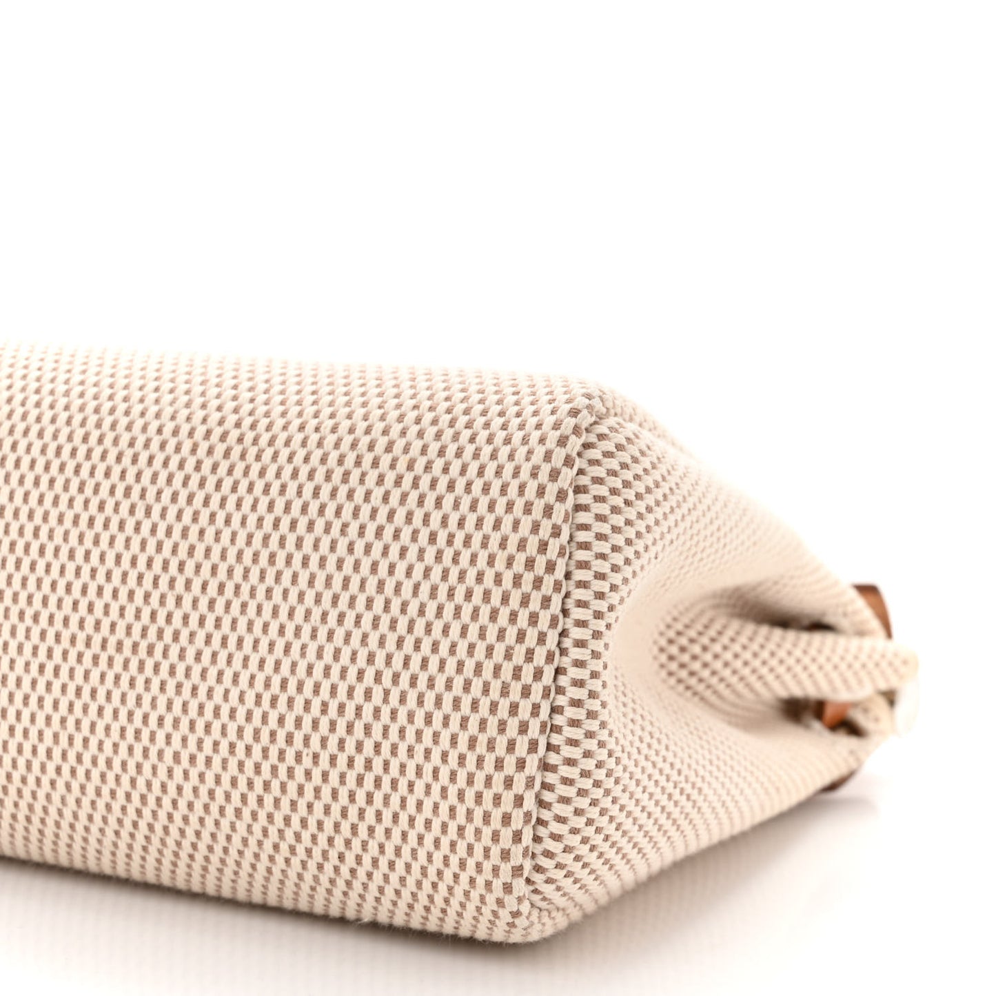 Toile Vache Calfskin Herbag 30 PM Black Natural